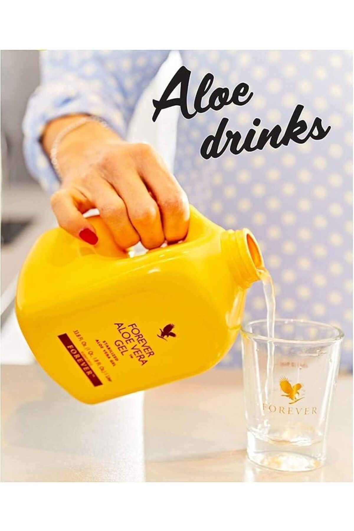 Forever Living Products-Aloe Vera Gel Forever - Forever Living - Pack of 2 (2ltr) - certified by the International Aloe 4