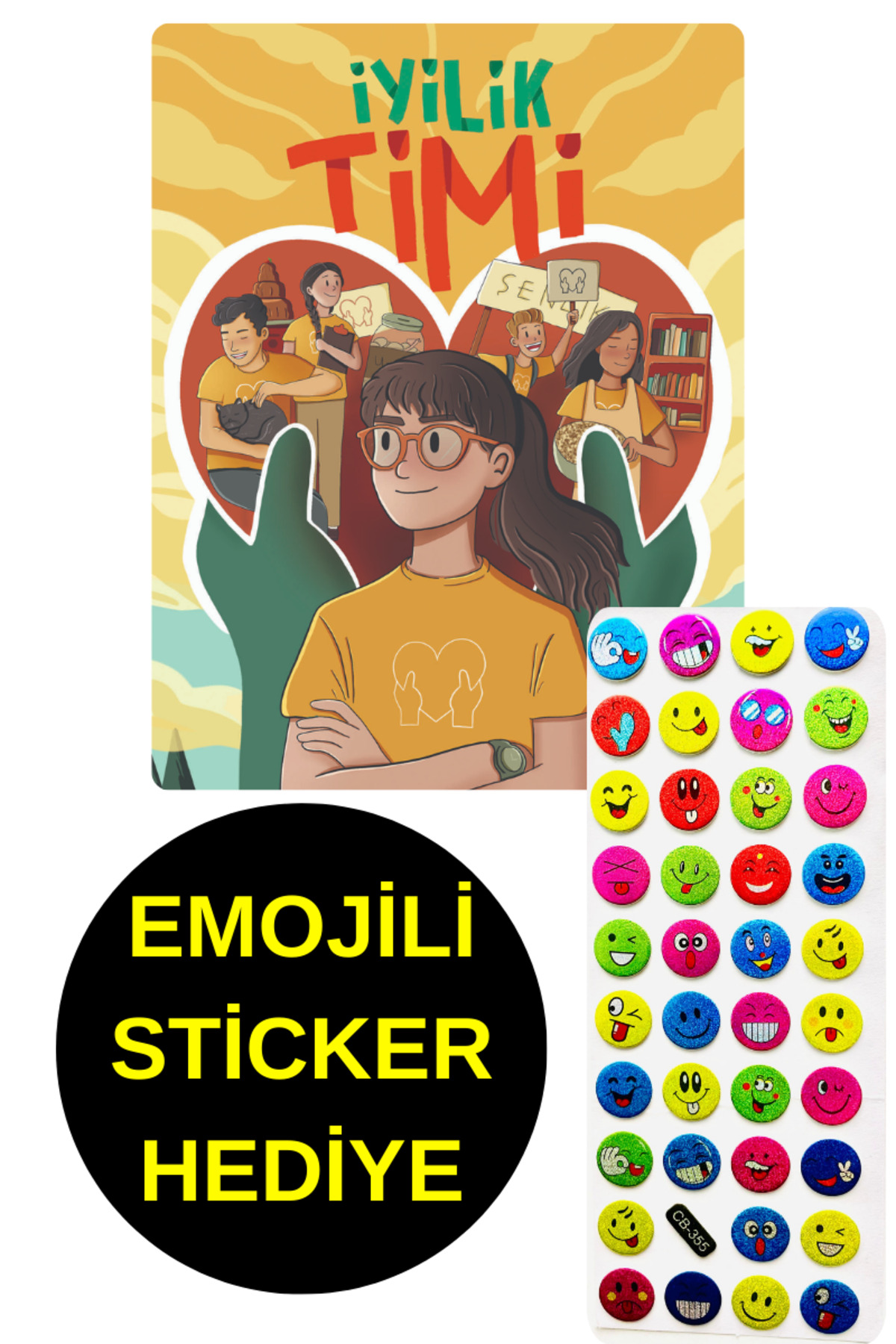 Timaş Çocuk EMOJİLİ STİCKER HEDİYE - OKUL ÖNCESİ RESİMLİ KİTAPLAR ...