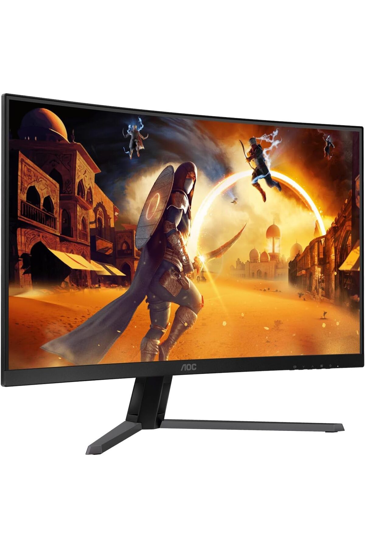 Aoc-27" 180Hz Gaming Monitor 2560 × 1440 (QHD) 180Hz 0.5ms Fast VA Adaptive Sync HDR10 CQ27G4 3
