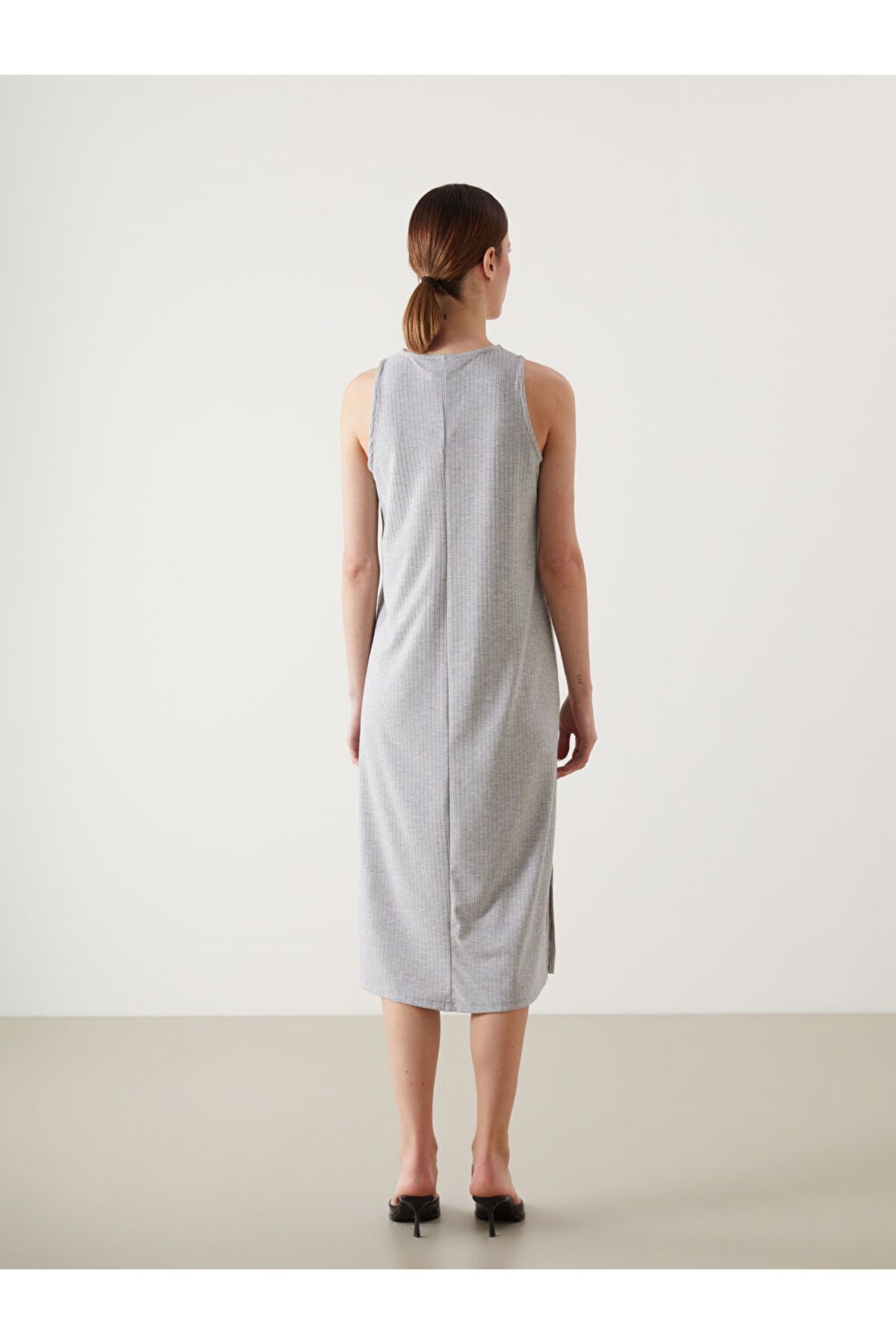 LC Waikiki-Rochie LCW Comfort pentru damă, cu decolteu 4