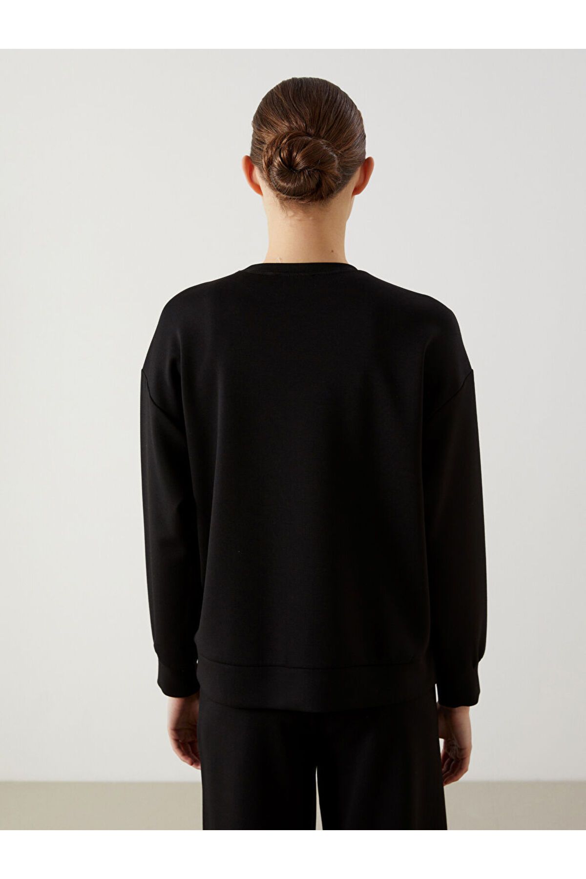 LC Waikiki-New Season Crew Neck Oversize Women's Sweatshirt Tunic - S5Km45Z8 4