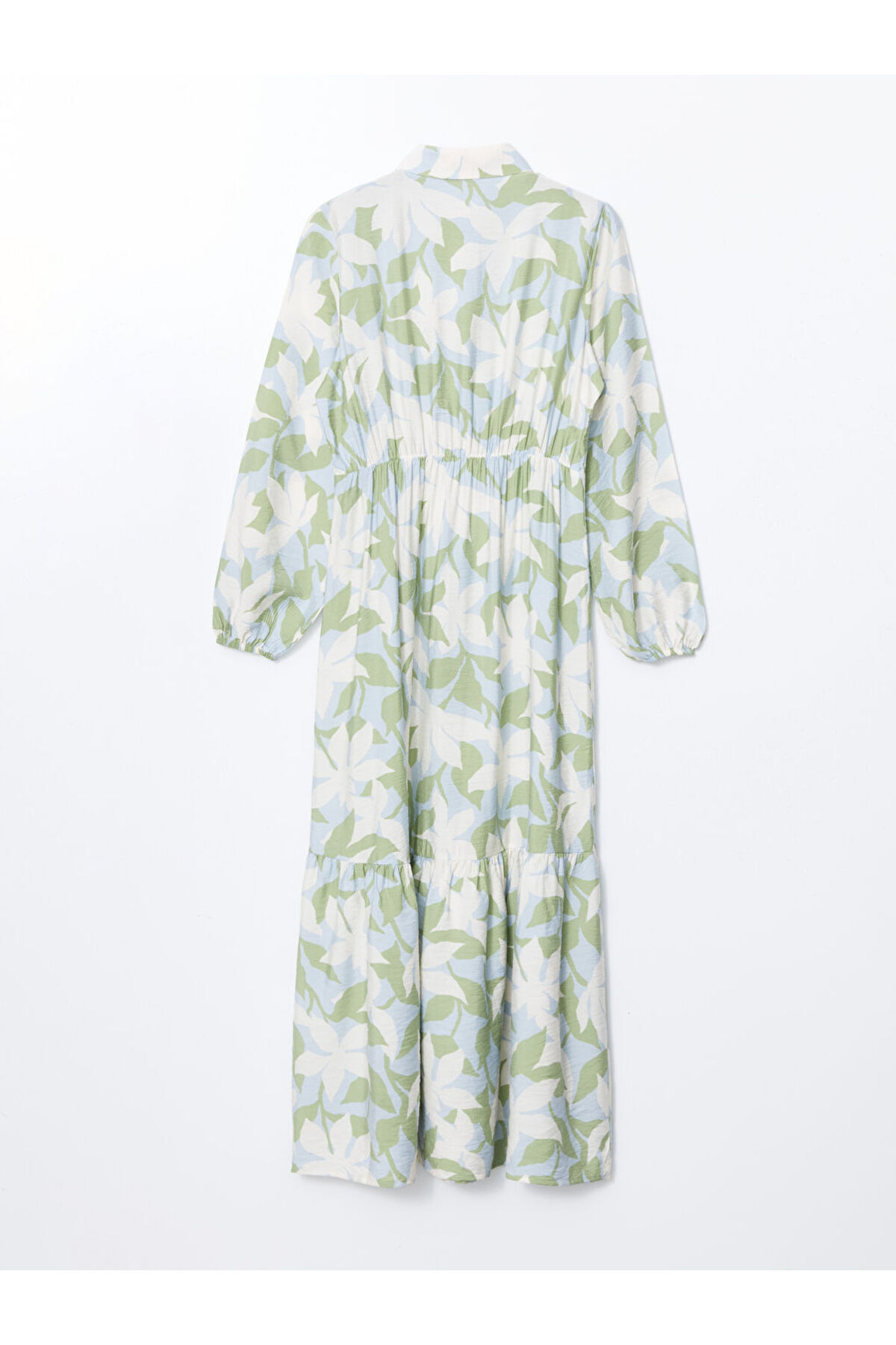 LC Waikiki-Rochie de damă cu imprimeu cu guler de cămașă LCW Modest 6