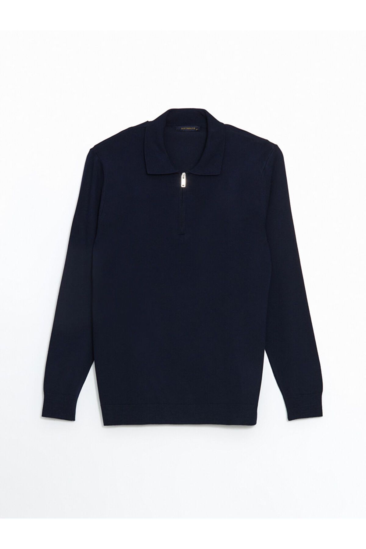 LC Waikiki Southblue Polo Neck Męski Sweter Dzianinowy Mężczyzna - M