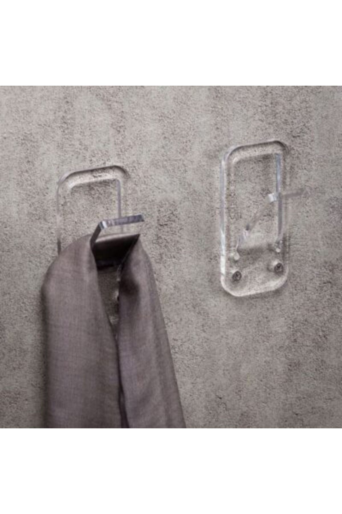 omilife-4 Transparent Hangers - Modern Design, Durable Structure - Aesthetic Functional 2