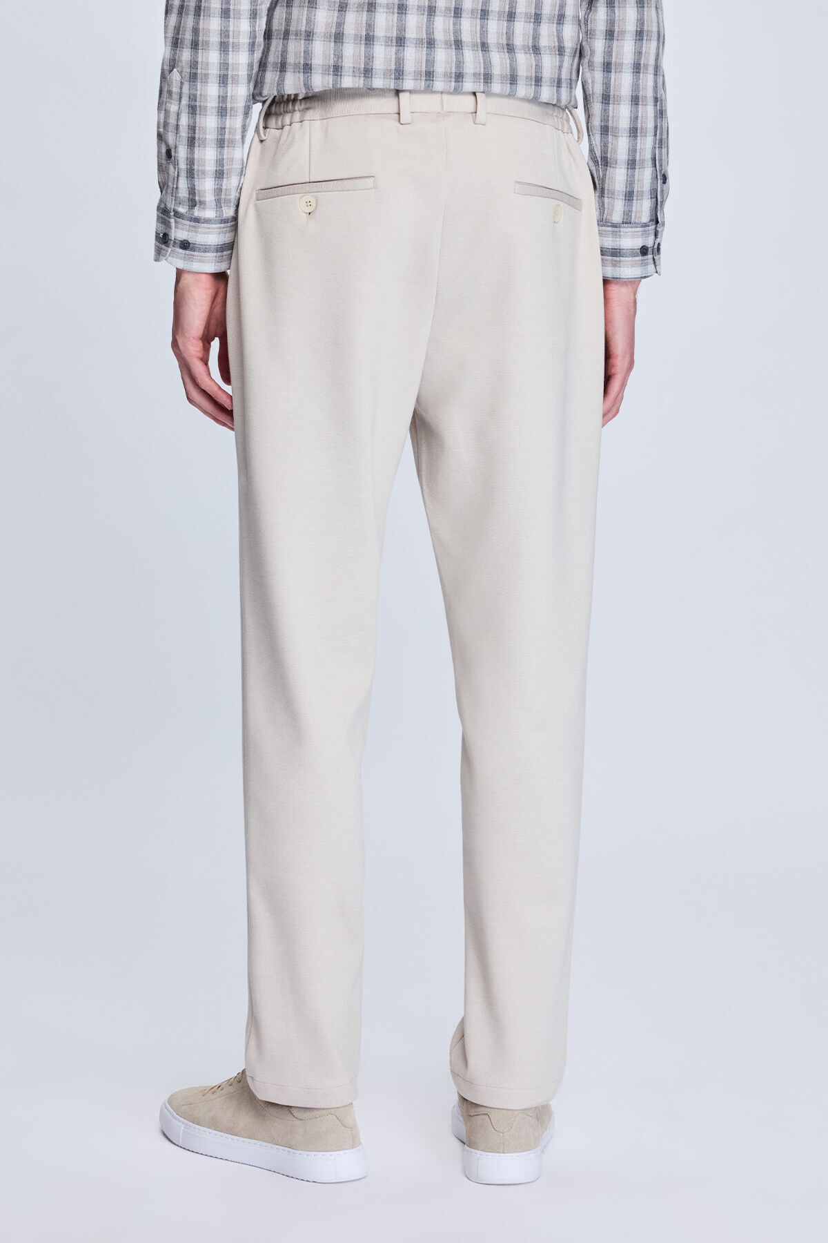 Hatemoğlu-Stone Dynamic Fit Patterned Casual Jogger Trousers with Side Pockets 4