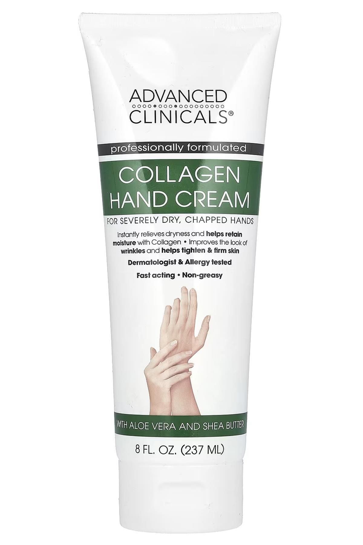 ADVANCED CLİNİCALS Advanced Clinicals Collagen Nemlendirici El Kremi 237ML