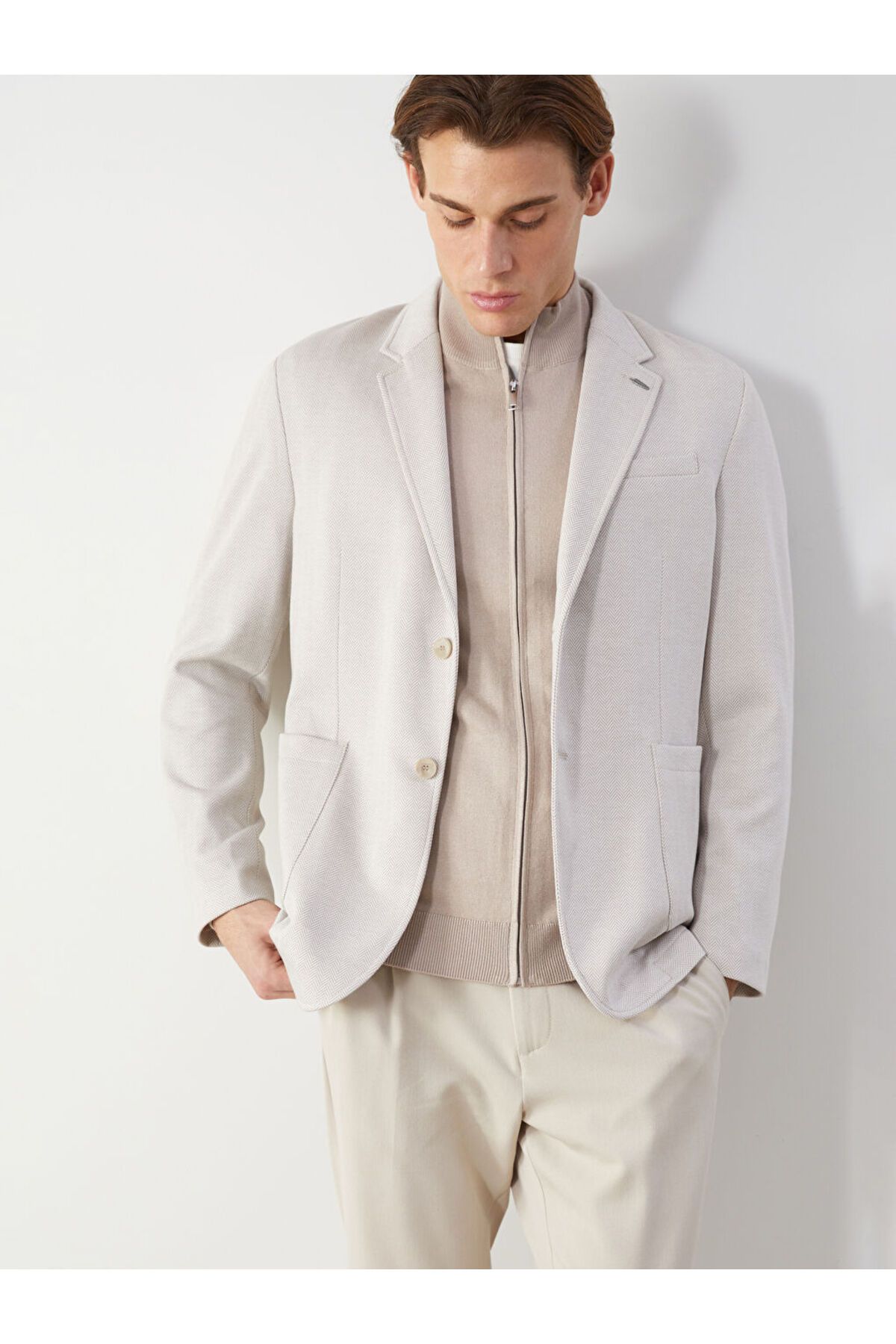LC Waikiki Yeni Sezon Standart Kalip Erkek Blazer Ceket - S5DF06Z8