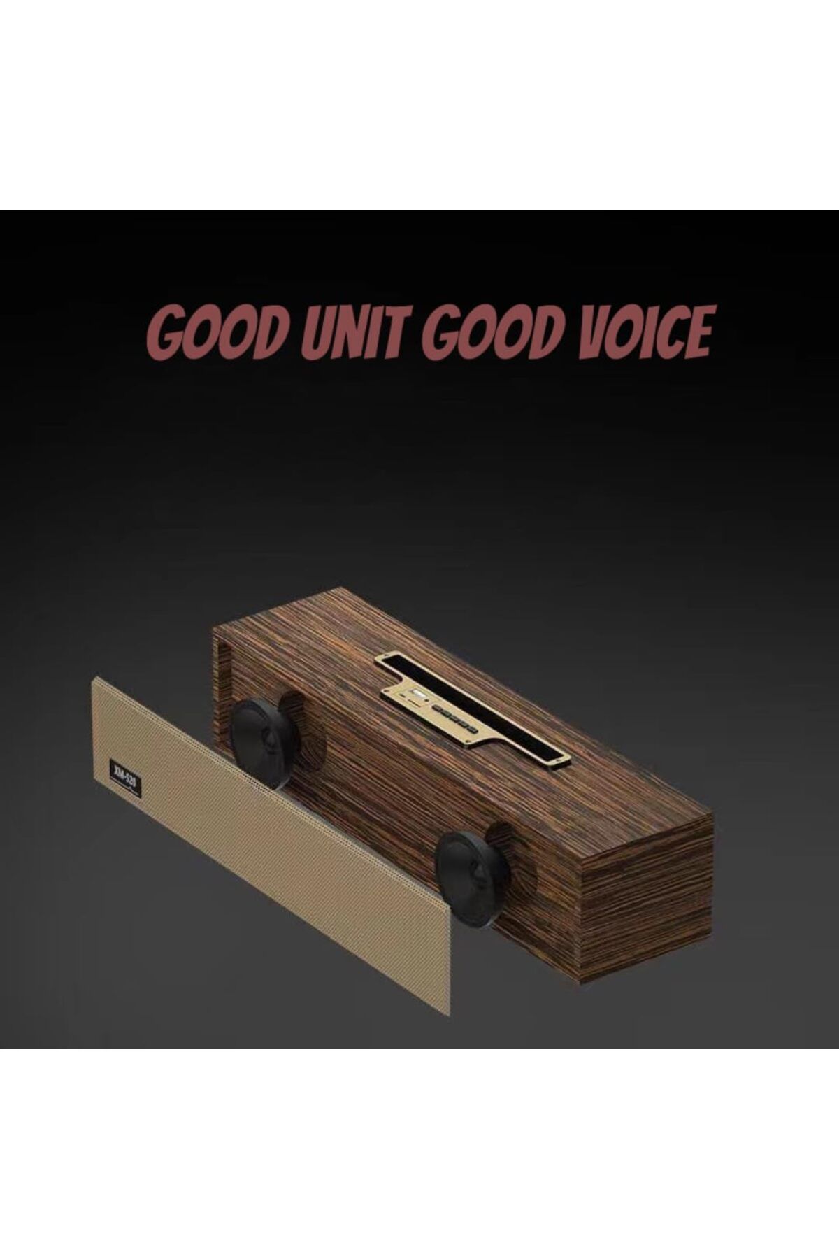 COOYA-Retro Bluetooth Wireless Speakers,Wooden,with Aux Input and FM Radio,for PC Computer iPhone TV 3
