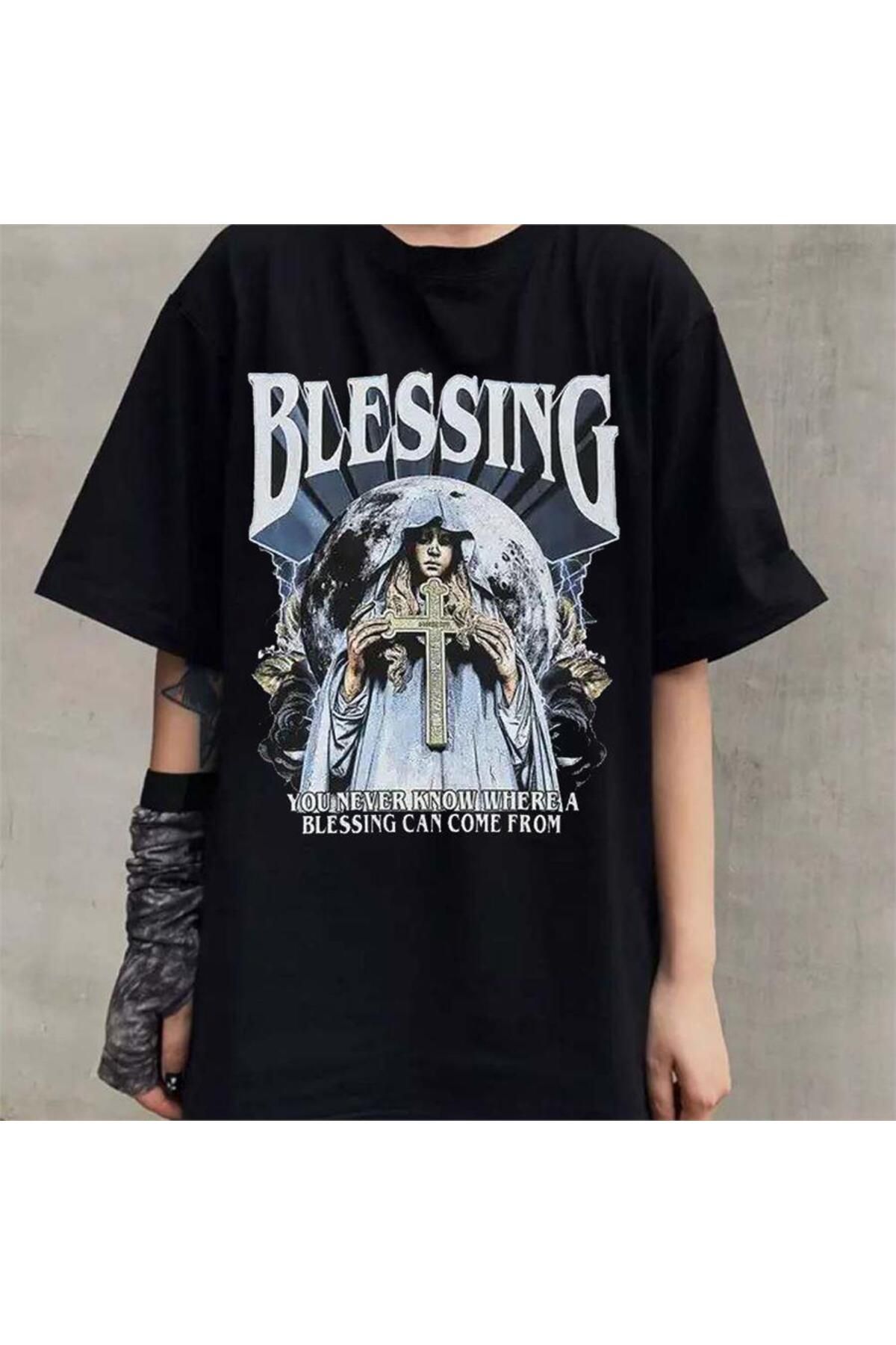 Köstebek-Black Vestal - Blessing Can Come From (Unisex) T-Shirt 2