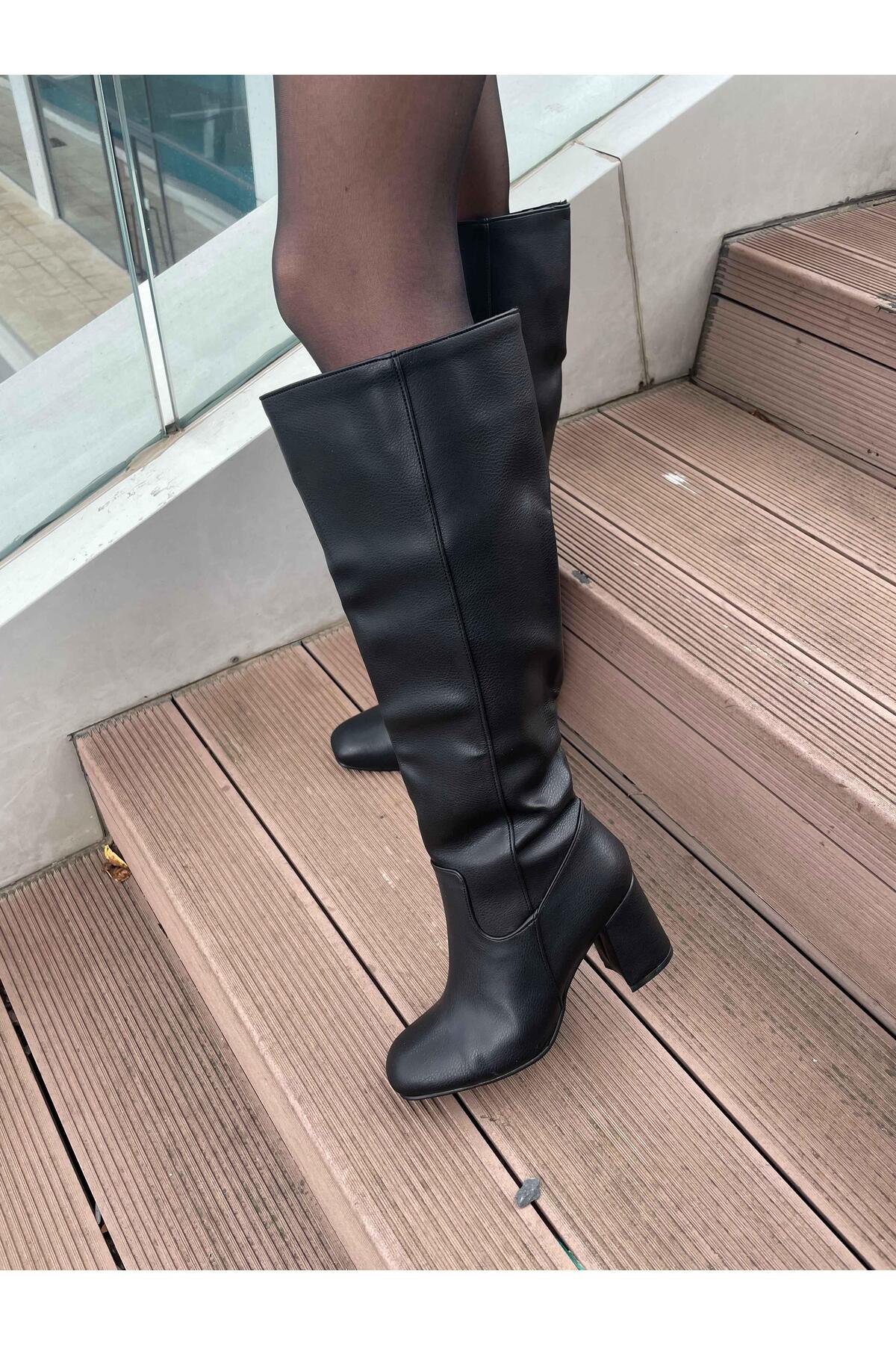 Elvinin Tarzı  Lenda ( Siyah ) Pütürlü - Görsel 4