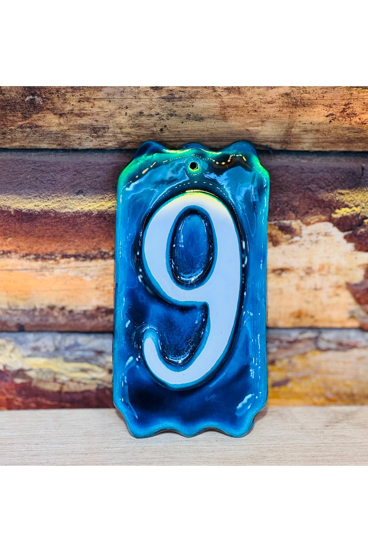 ＊handmade＊no.224 ATÖLYE SAİT Ceramic Door Number with Hanger- Trendyol