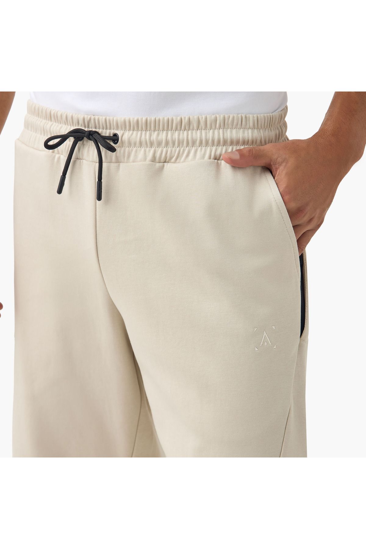 Adot-Panelled Performance Shorts with Drawstring Closure and Pockets 4