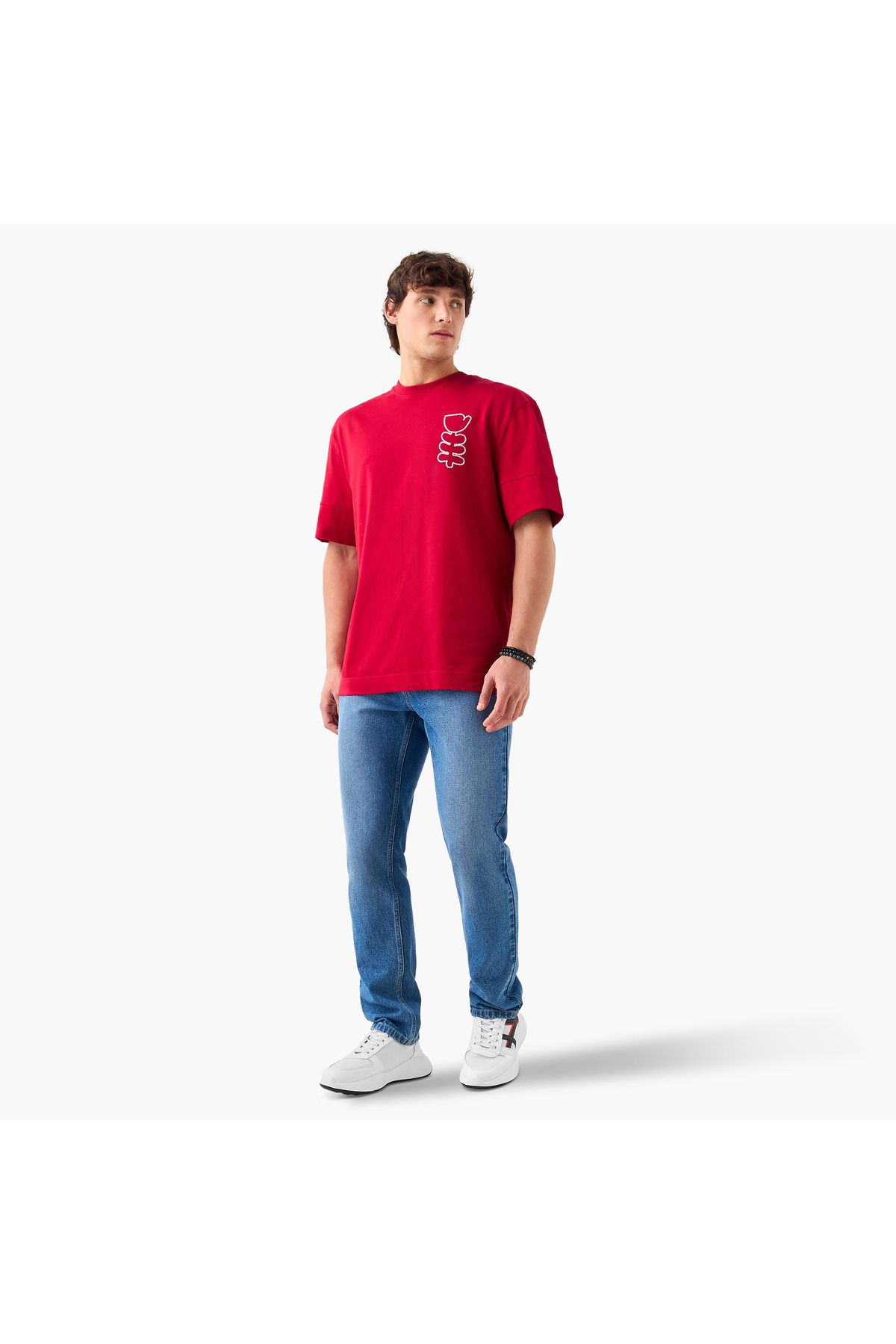 Lee Cooper-تي شيرت مطرز برقبة دائرية 2