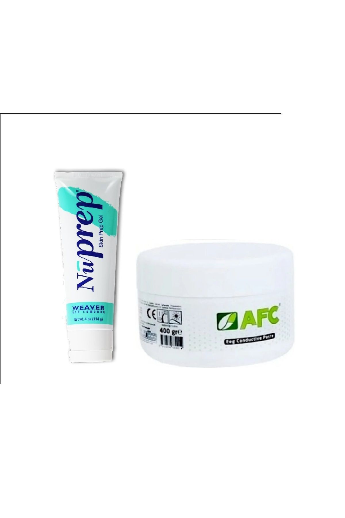 WEAVER Nuprep Skin Preb Gel 114 Gr + AFC Conductive Electrode Paste 400Gr AVANTAJ PAKETİ