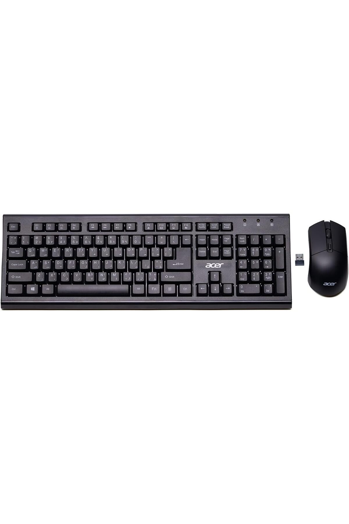 ACER-Wireless 2.4G Keyboard and Mouse Combo Set OKR120 - Black 3