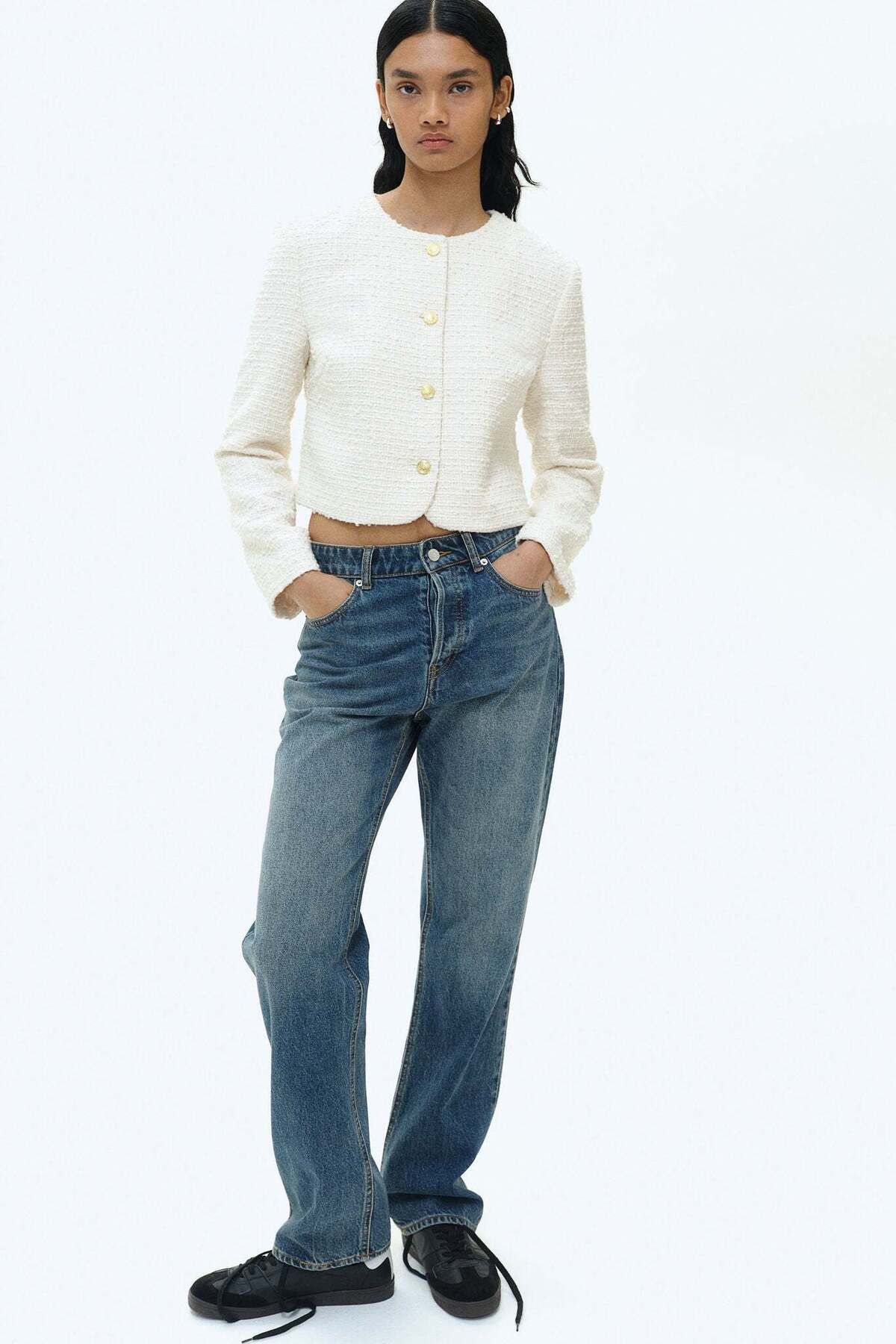 H&M-Short bouclé jacket 3