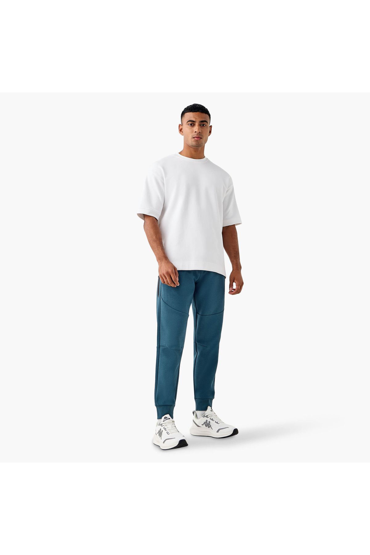 Kappa-Drawstring Detail Joggers with Pockets 2