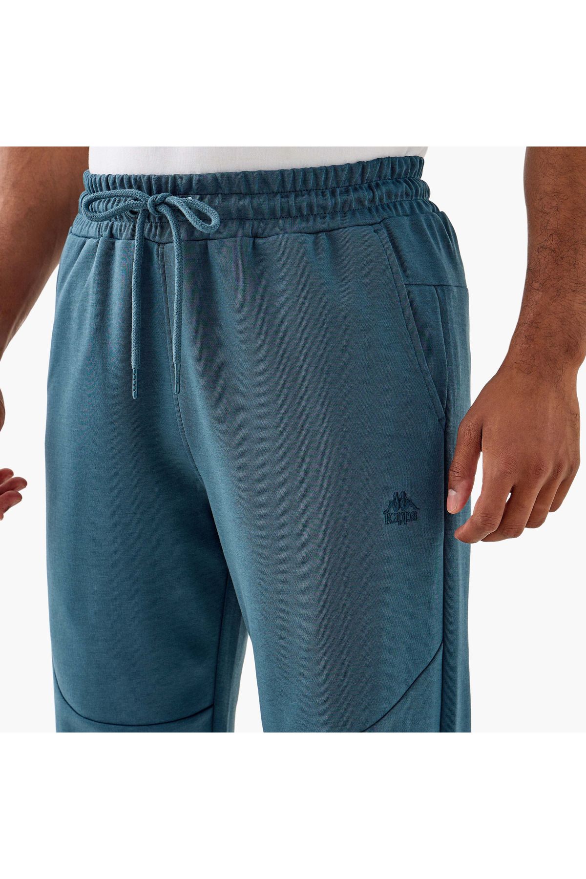 Kappa-Drawstring Detail Joggers with Pockets 4