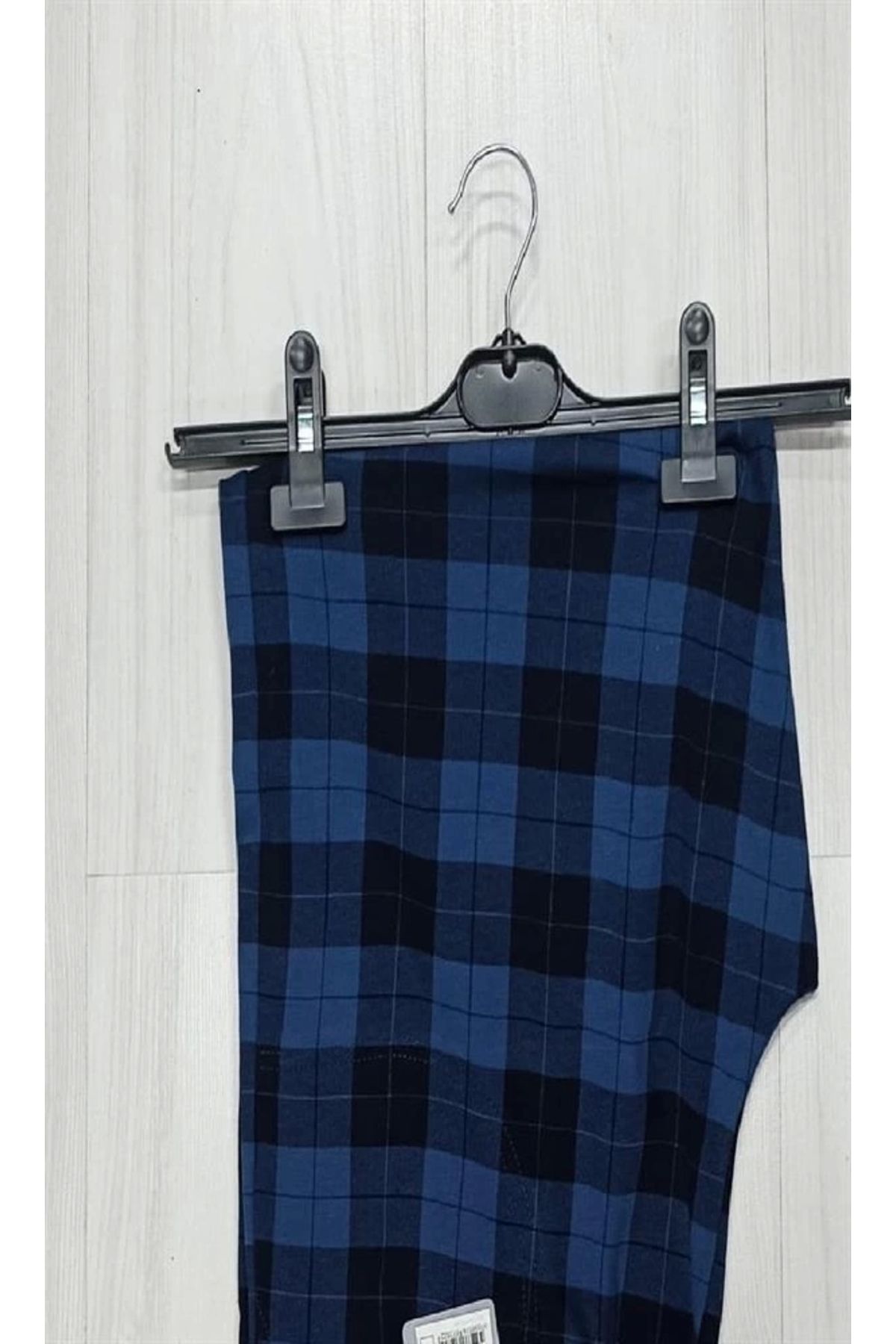 FTT SHOPPING MARKET Tek Alt Kareli Desen Pantalon Kly 306