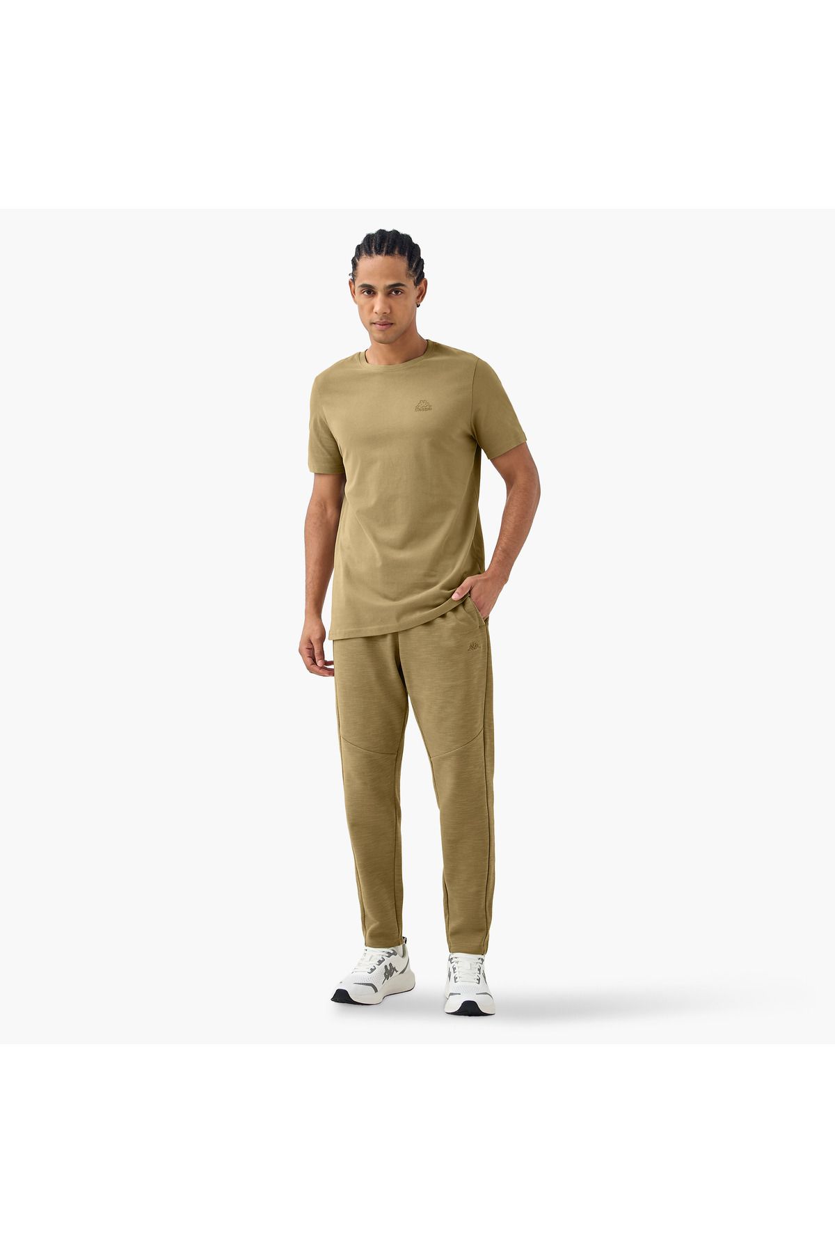 Kappa-Embroidered Joggers with Drawstring Closure and Pockets 2