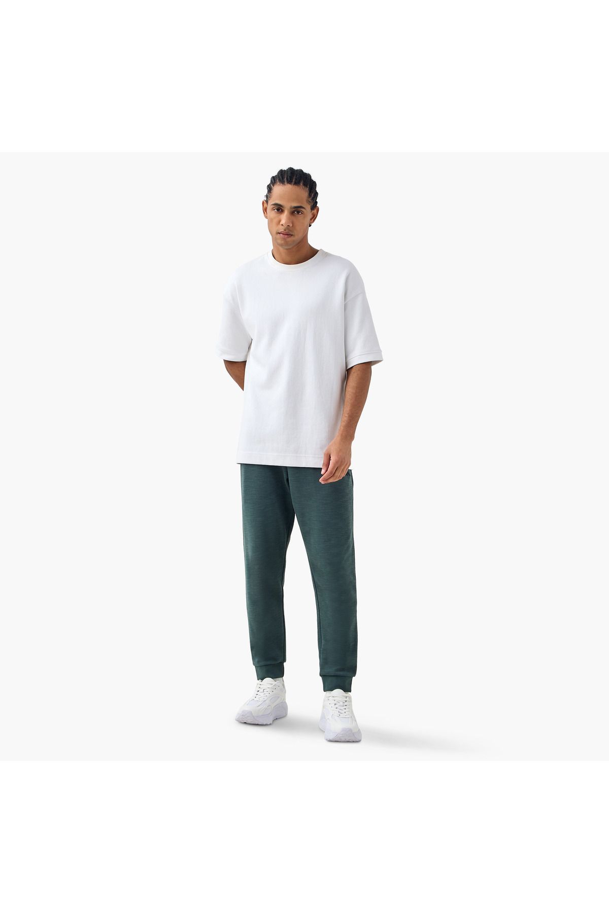 Kappa-Embroidered Joggers with Drawstring Closure and Pockets 2