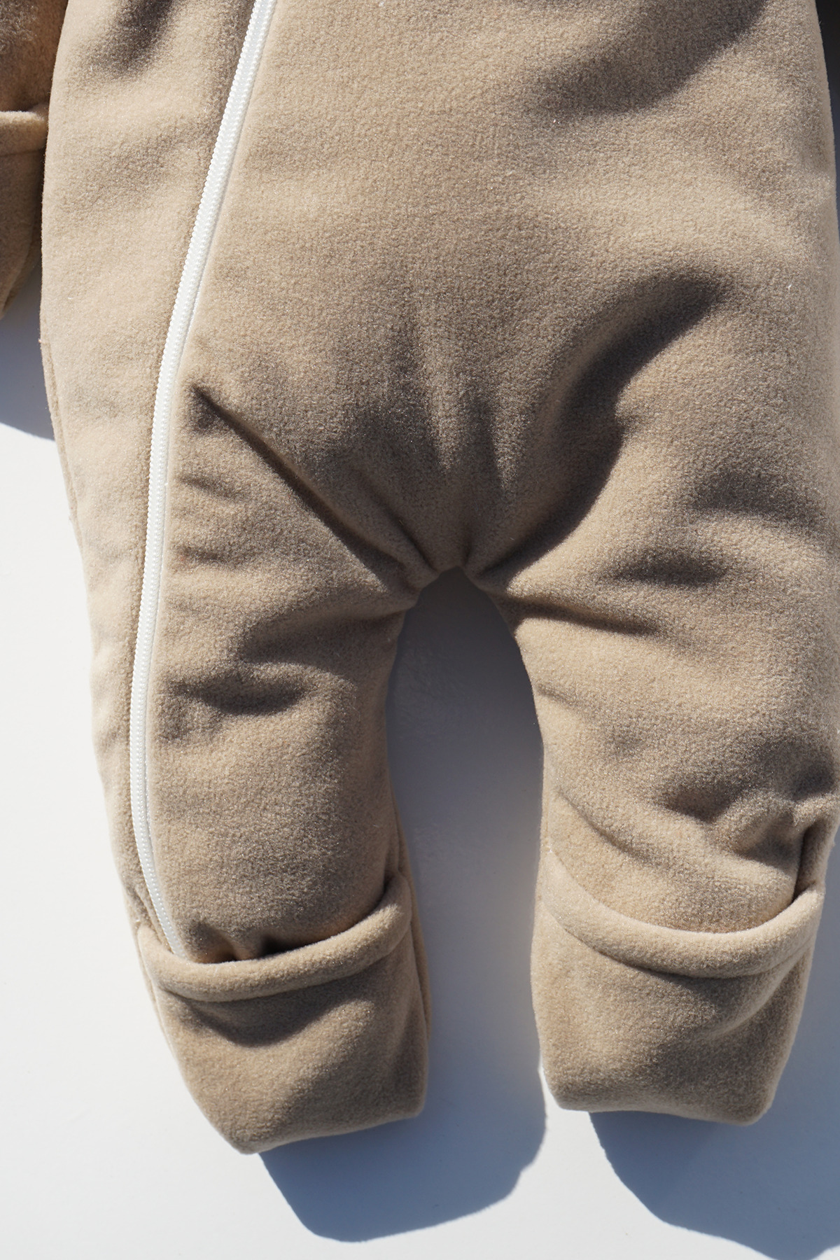 gumbuloy X İpek Atlas Kız Erkek Bebek Müslin Astarlı Polar Ayıcık Tulum fotoğrafı 4 (önizleme)