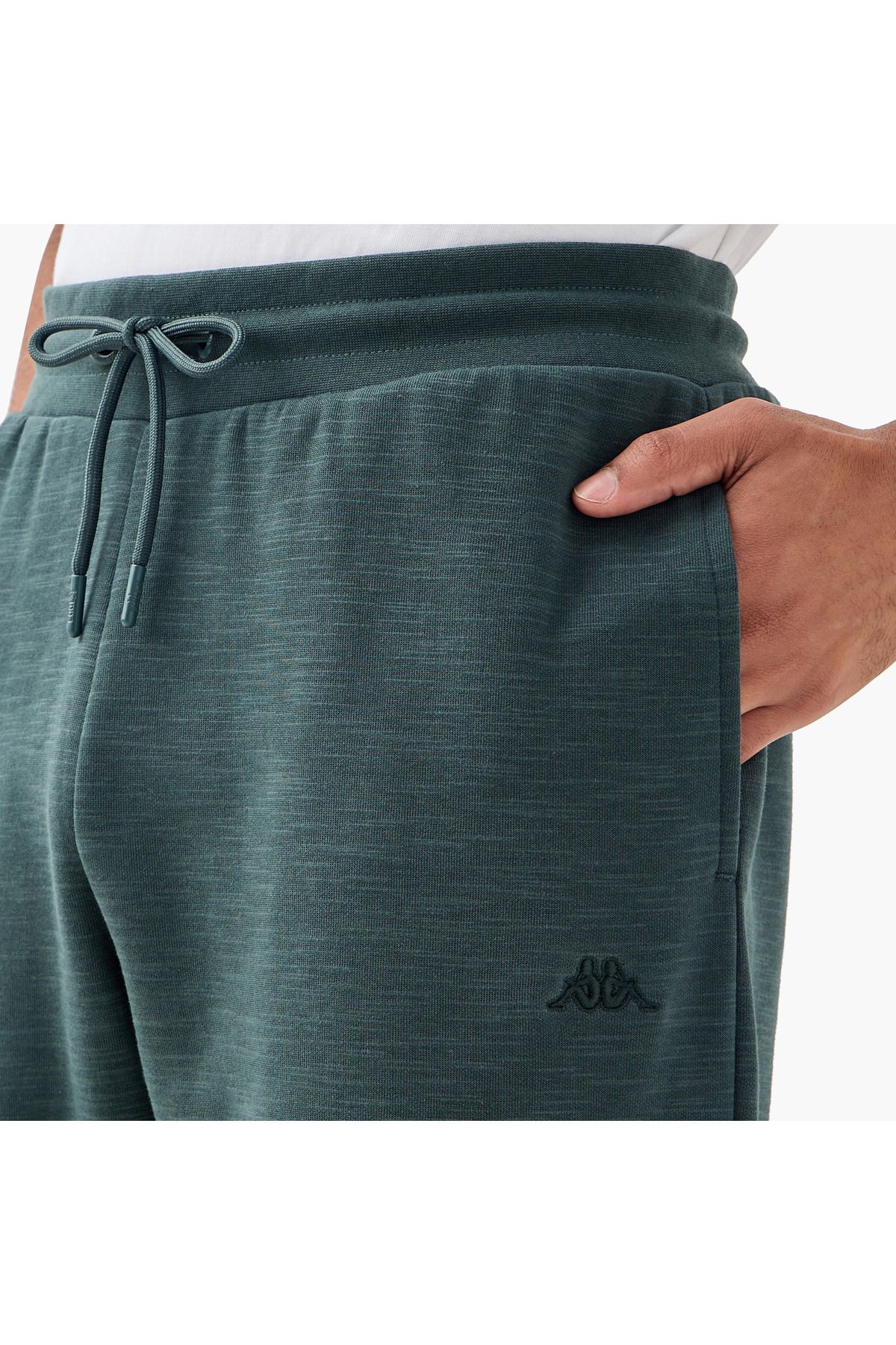 Kappa-Embroidered Joggers with Drawstring Closure and Pockets 4