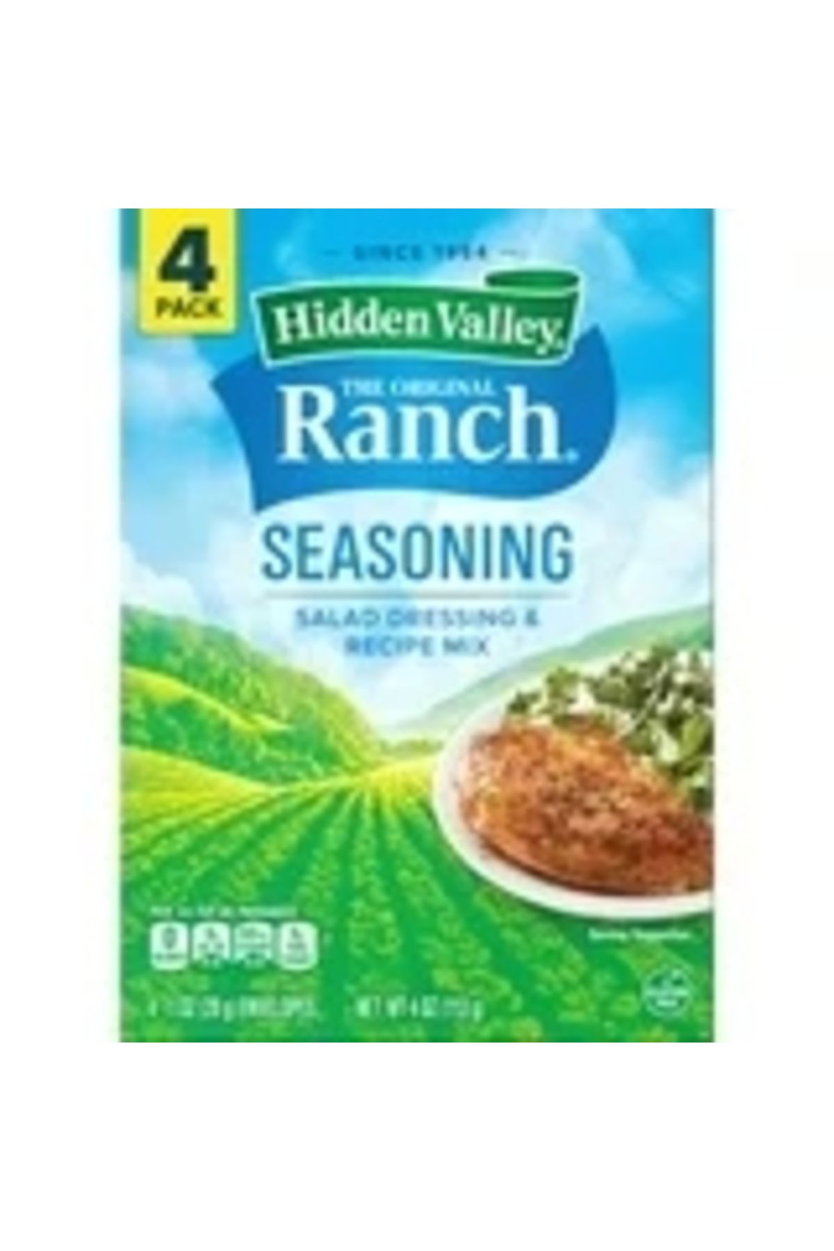 Hidden Valley The Orıgınal Ranch Seasonıng Salad Dressıng Recipe Mıx 4 Pack 113 gr