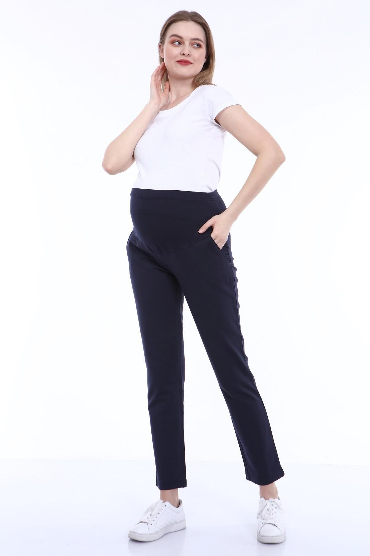 Işşıl-3115-Pregnant Two Thread Kneeless Tracksuit Single Bottom 3
