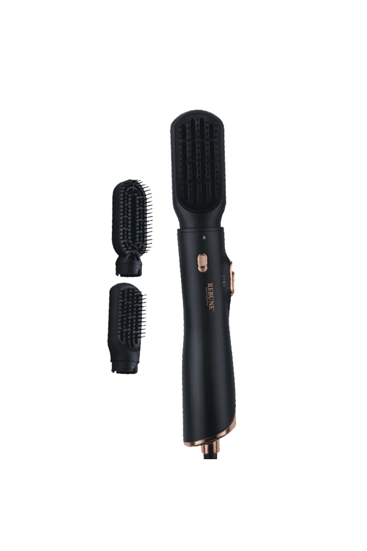 مصفف شعر قطعتين RE-2108-2 - أسود غير لامع