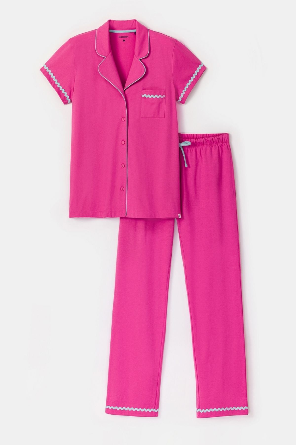 Woody Pijamale Roz Pentru Femei (363) Femeie - S