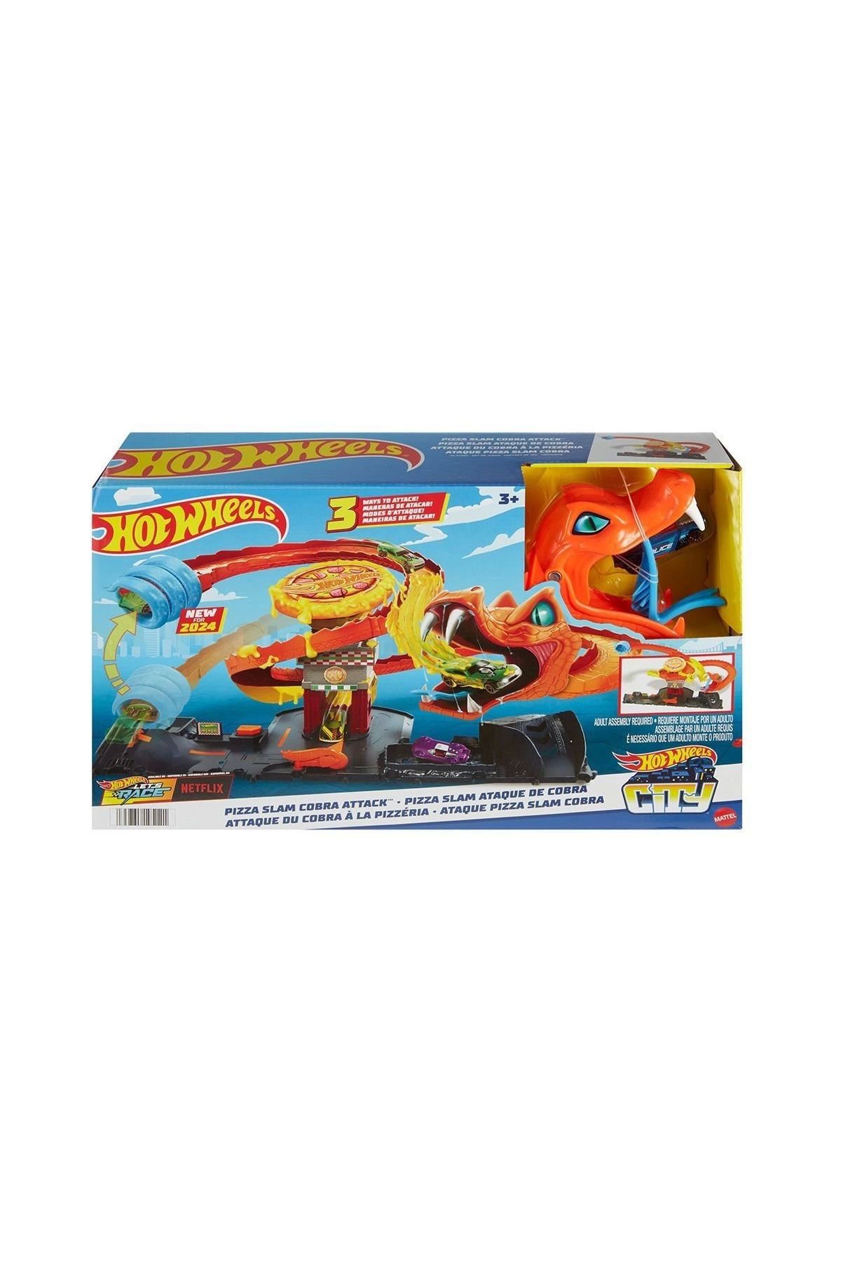 Esrion Htn81 Hot Wheels Pizza Dükkanında Kobra Macerası Oyun Seti