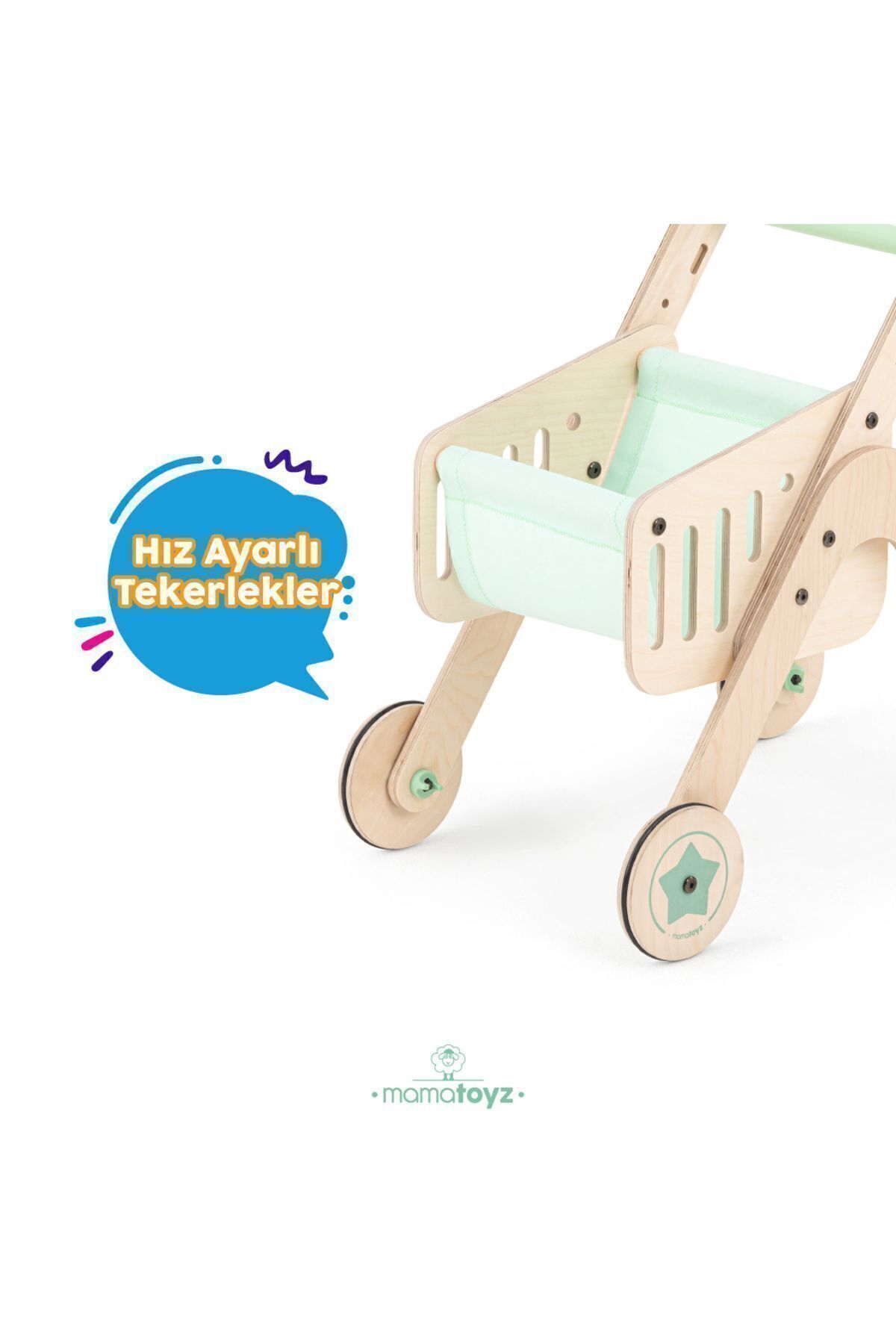 MAMATOYZ Trio Shopper Yürüteç ve Oyuncak Avm Arabası fotoğrafı 2 (önizleme)
