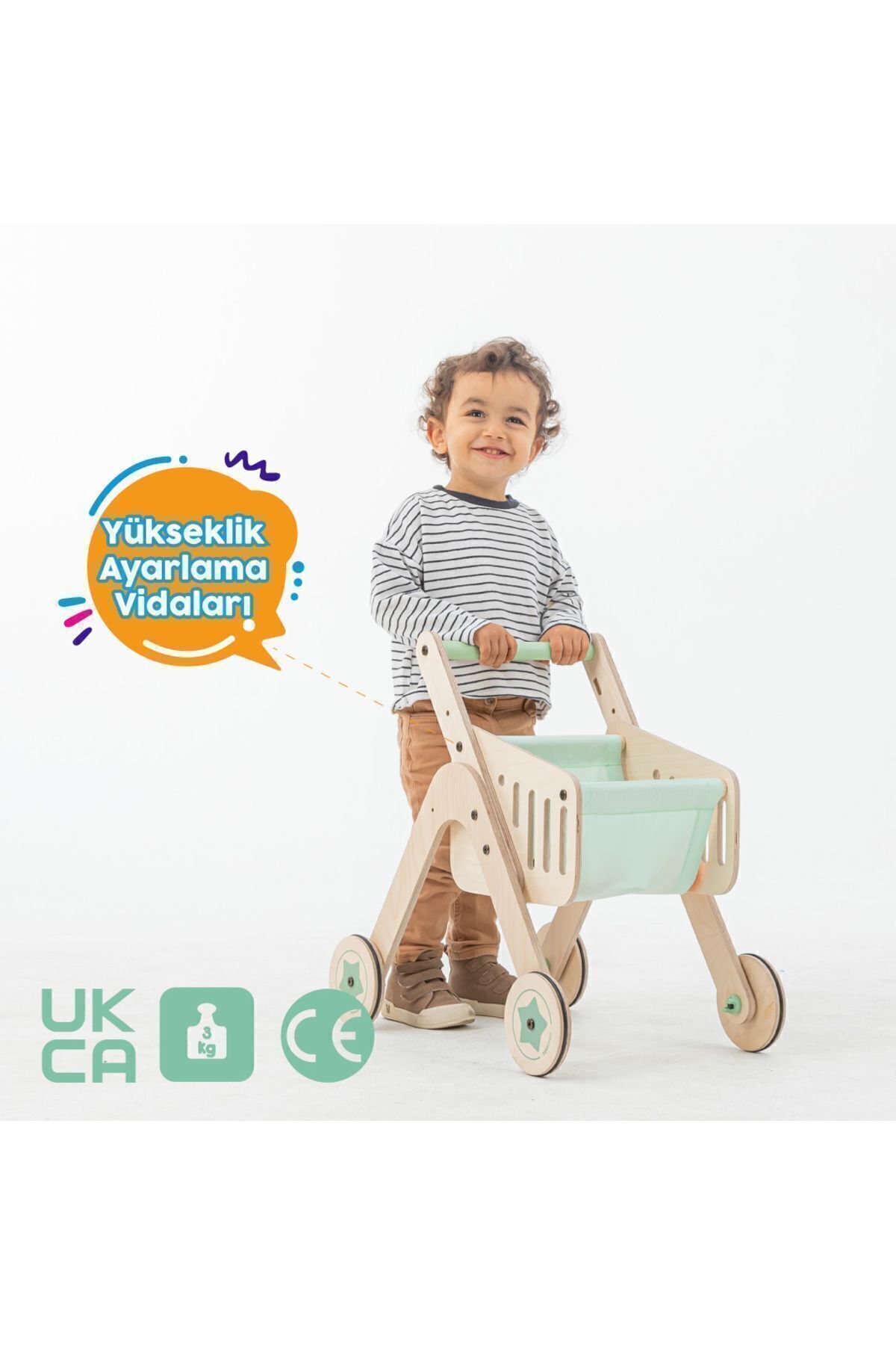 MAMATOYZ Trio Shopper Yürüteç ve Oyuncak Avm Arabası fotoğrafı 6 (önizleme)