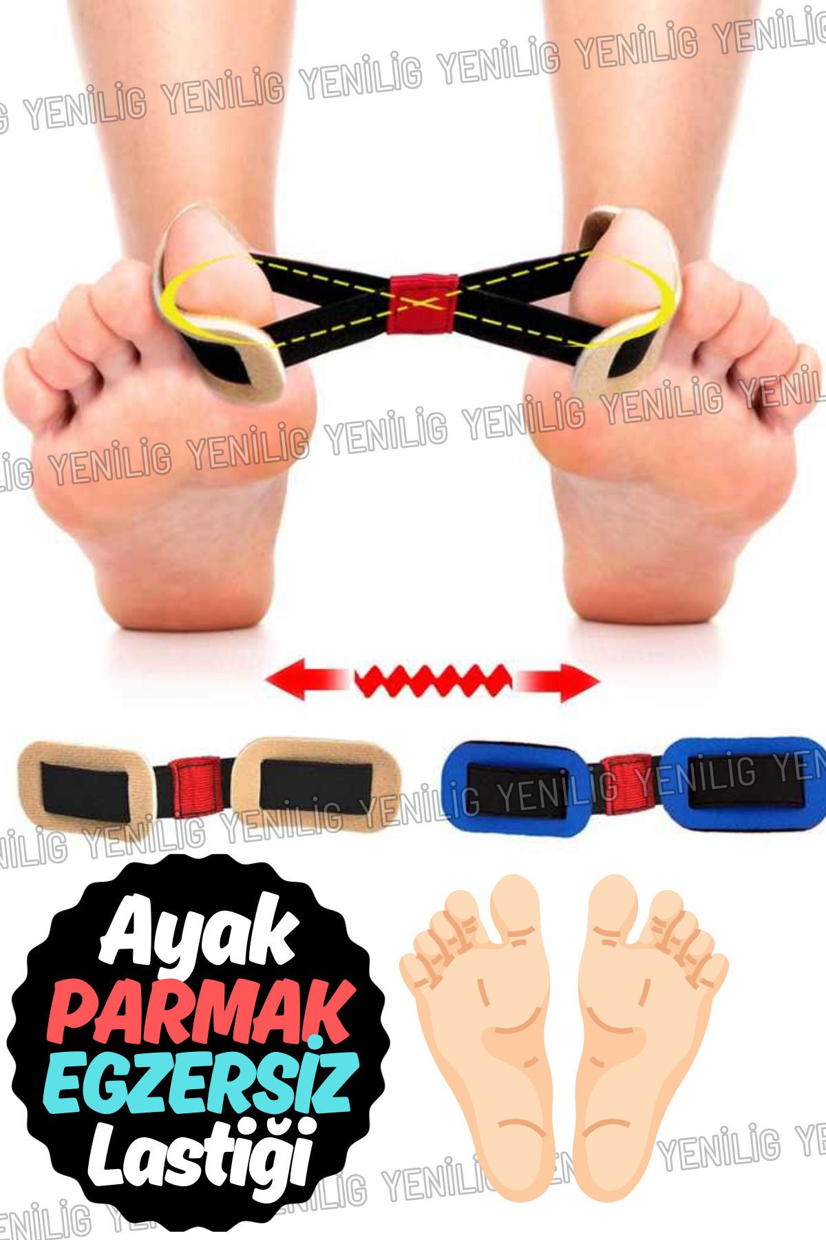 AboutThePerfect Yumuşak Dokulu Parmak Egzersiz Lastiği, Ağrı Azaltıcı ve Güvenli Destek