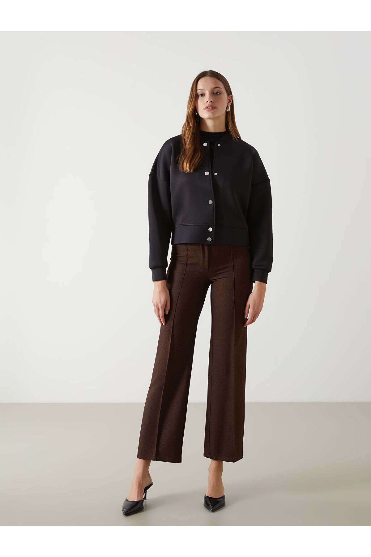LC Waikiki-Jachetă de colegiu oversize pentru femei 2