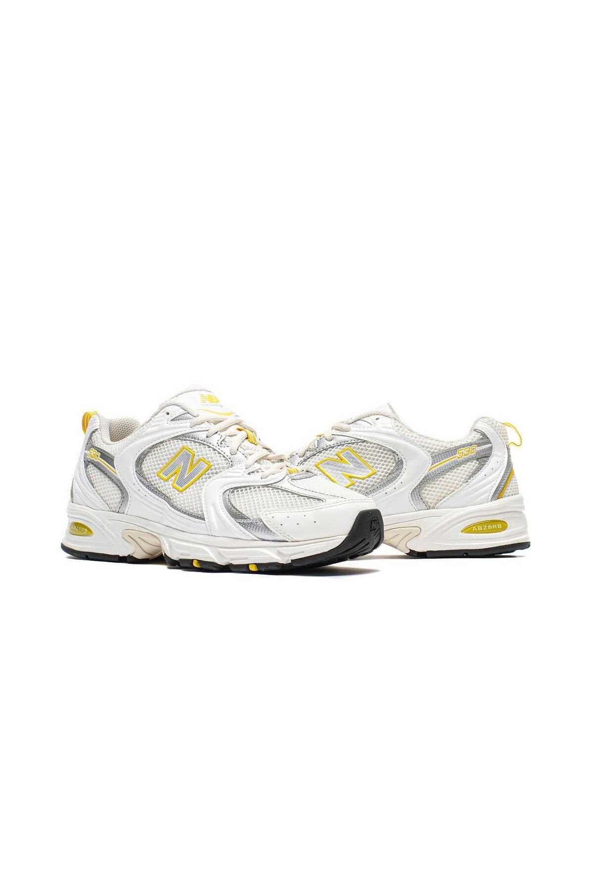 اسنیکر زرد مردانه و زنانه 530 کفش سفید اورجینال New Balance