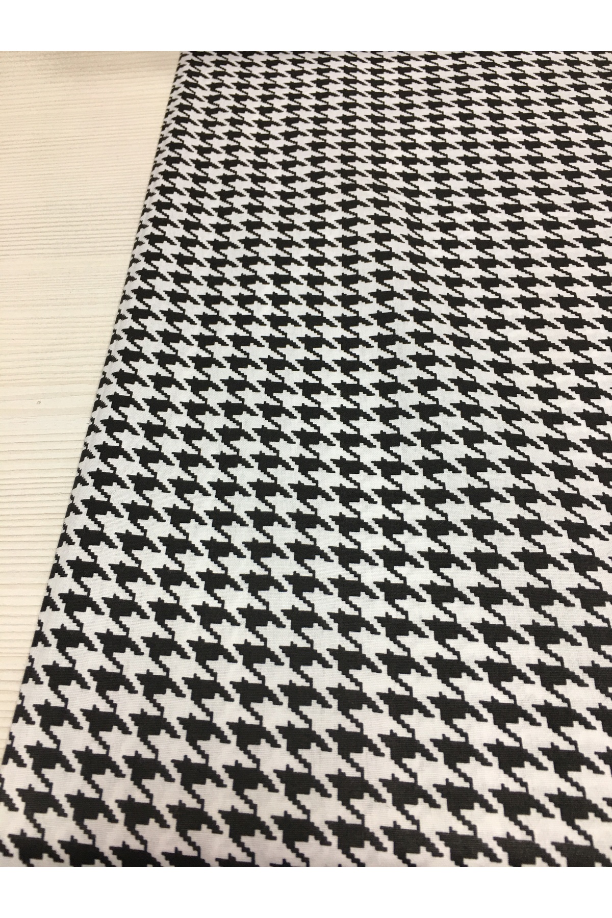 evimrenk Kazayağı Desen %100 Pamuk Poplin Kumaş - Elbise - Hobi- Çarşaf - Bebek fotoğrafı 6 (önizleme)