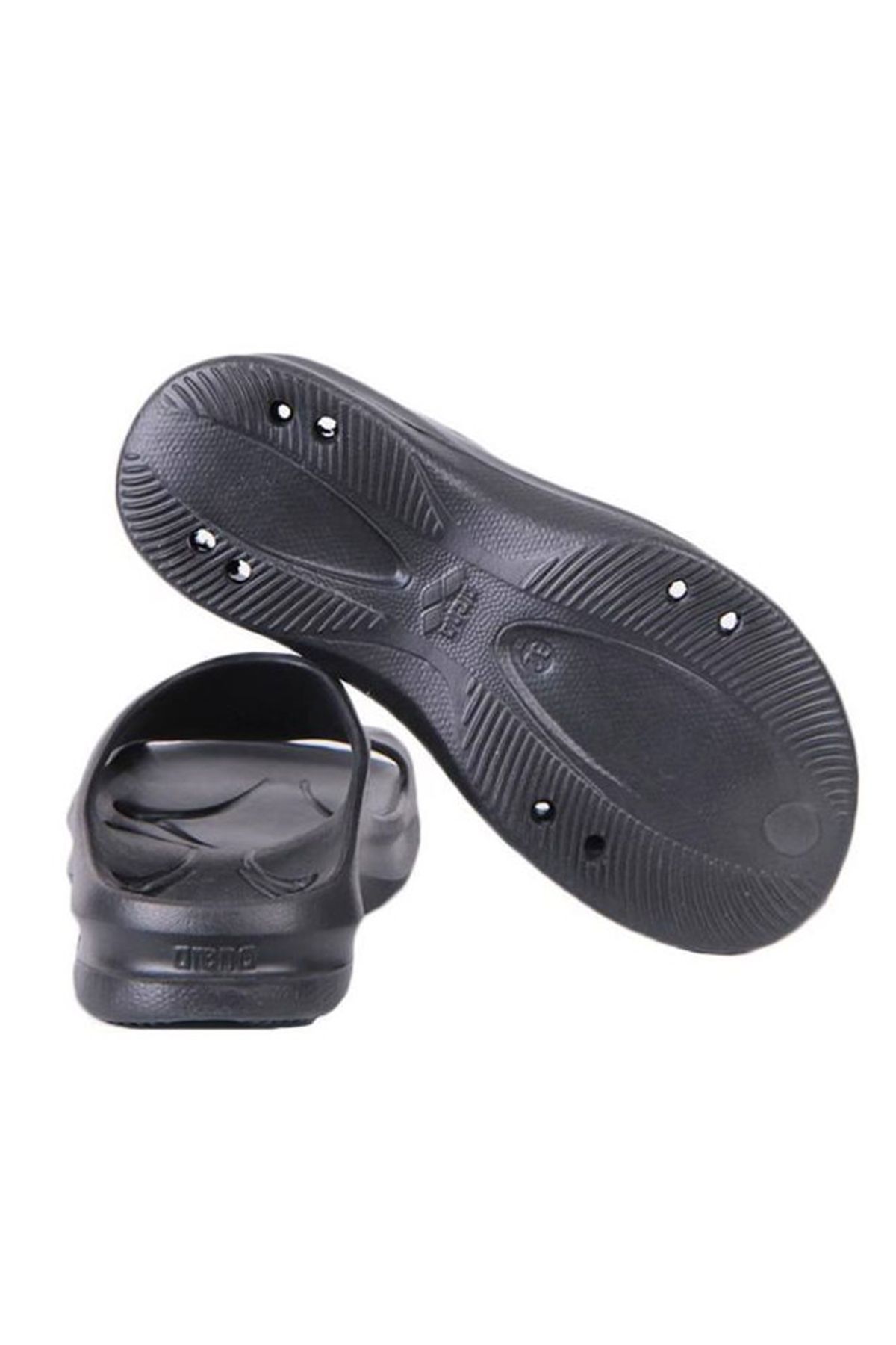 ARENA-Παιδικές μαύρες παντόφλες Hydrosoft Jr Boy Hook 8126651 2
