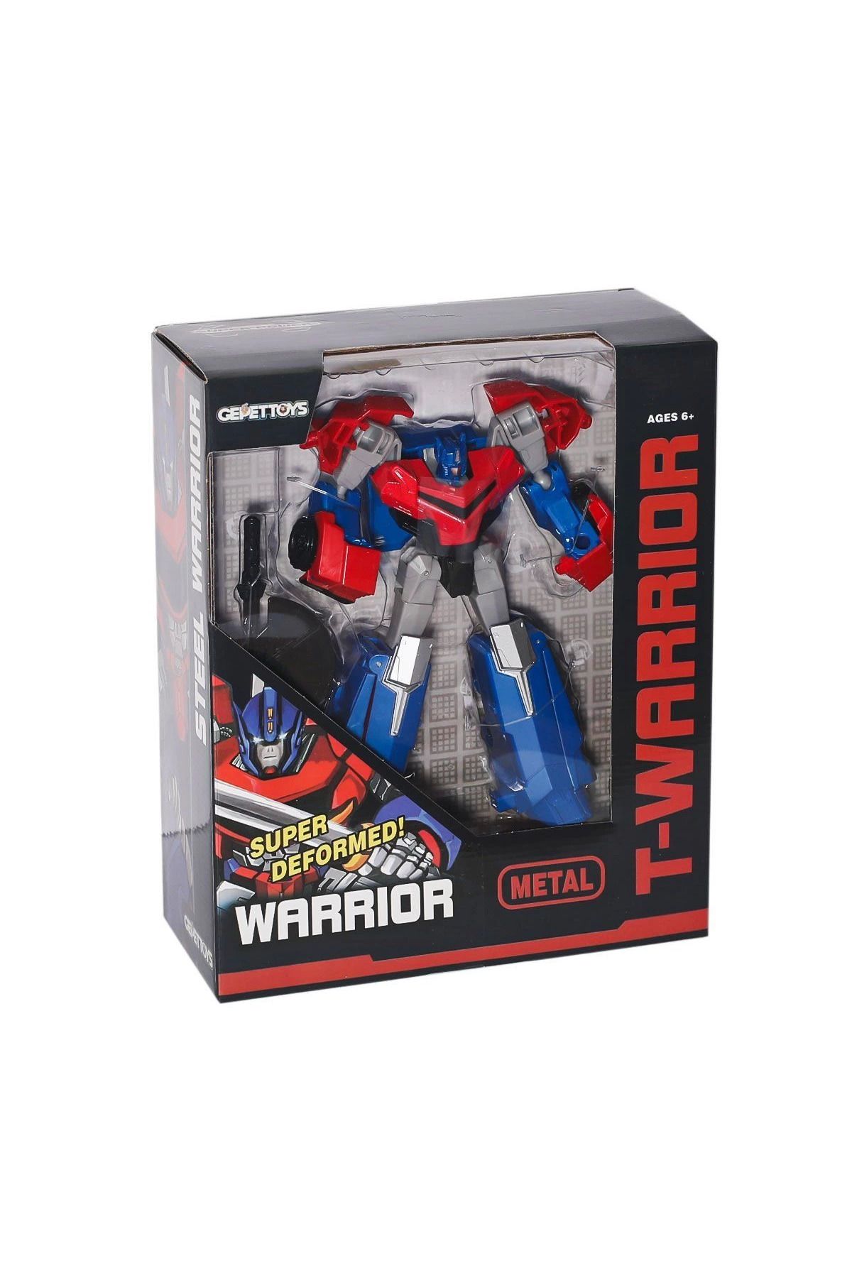 Gepettoys Lj1652 Metal Gövdeli Dönüşebilen Robot -gepettoys