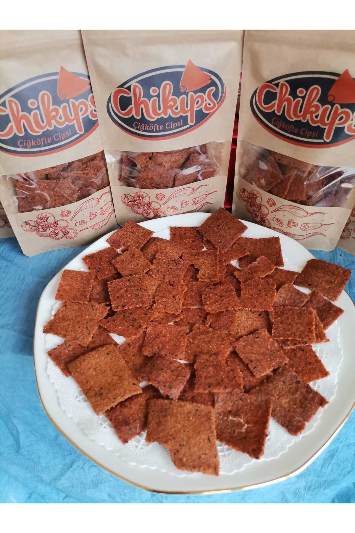 Bonne Good Chikips Çiğköfte Cipsi 50 Gr. Dünyada Bir Ilk Çiğ Köfte Cipsi