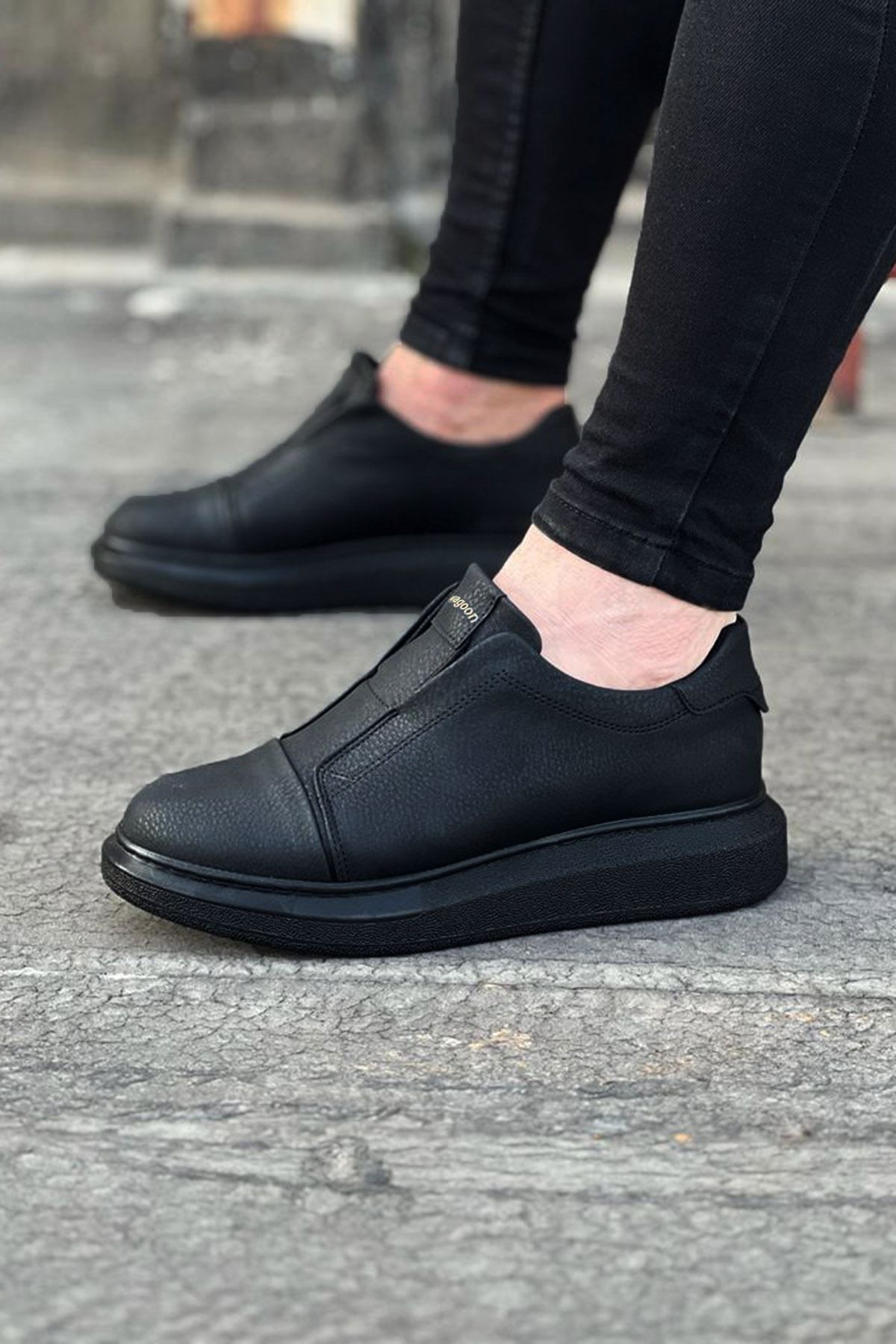 35AVM WG023 Kömür Günlük Casual Erkek Ayakkabı