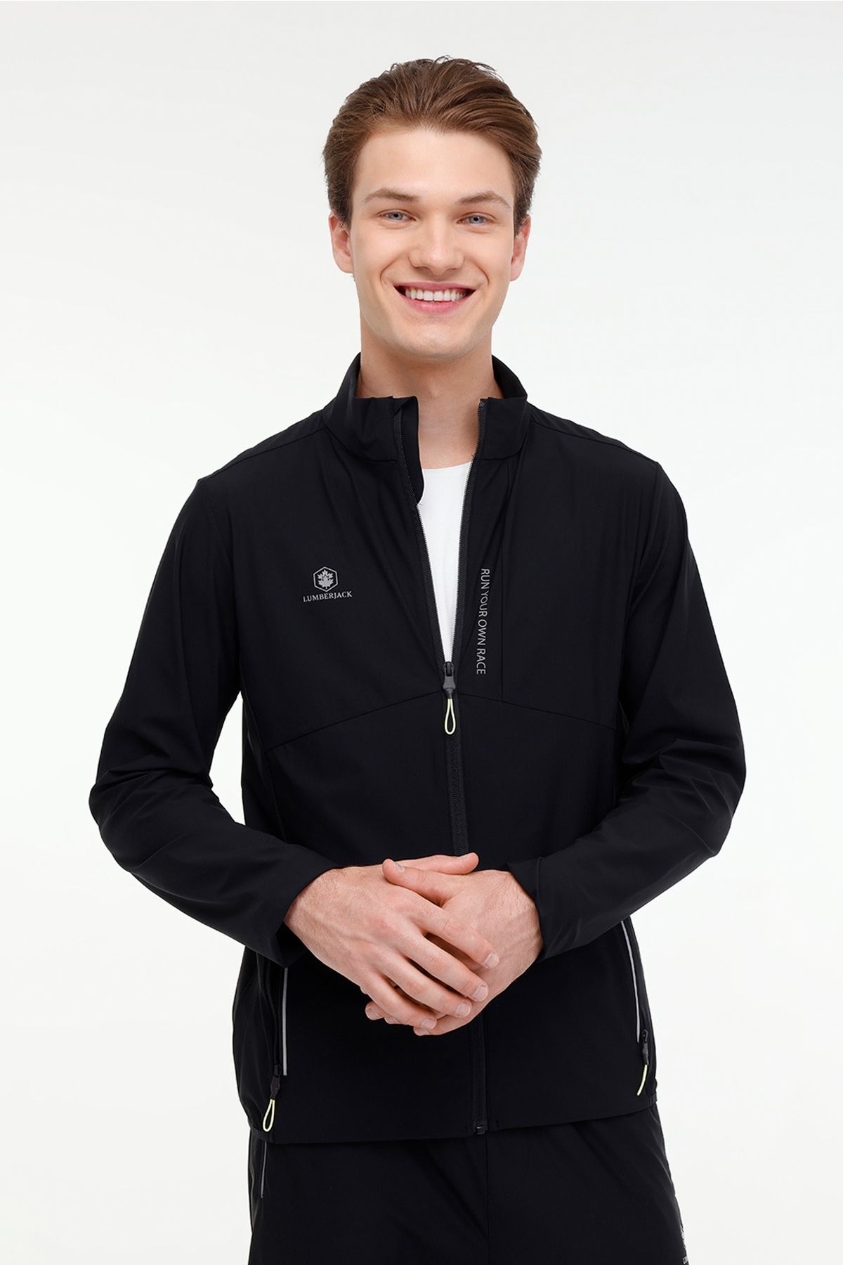 lumberjack Top De Trening Pentru Bărbați 4fx Black, Costum Pentru Aplicarea Obezității Masculin - 2XL