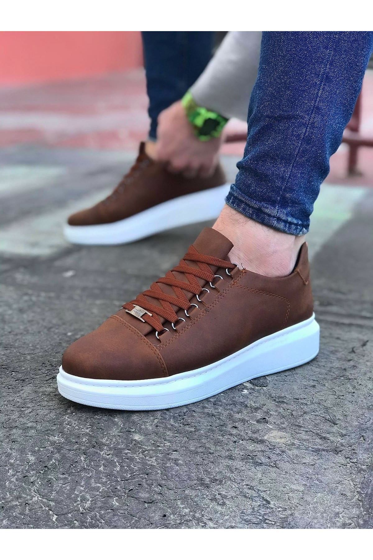 35AVM WG08 Taba Düz Erkek Casual Ayakkabı