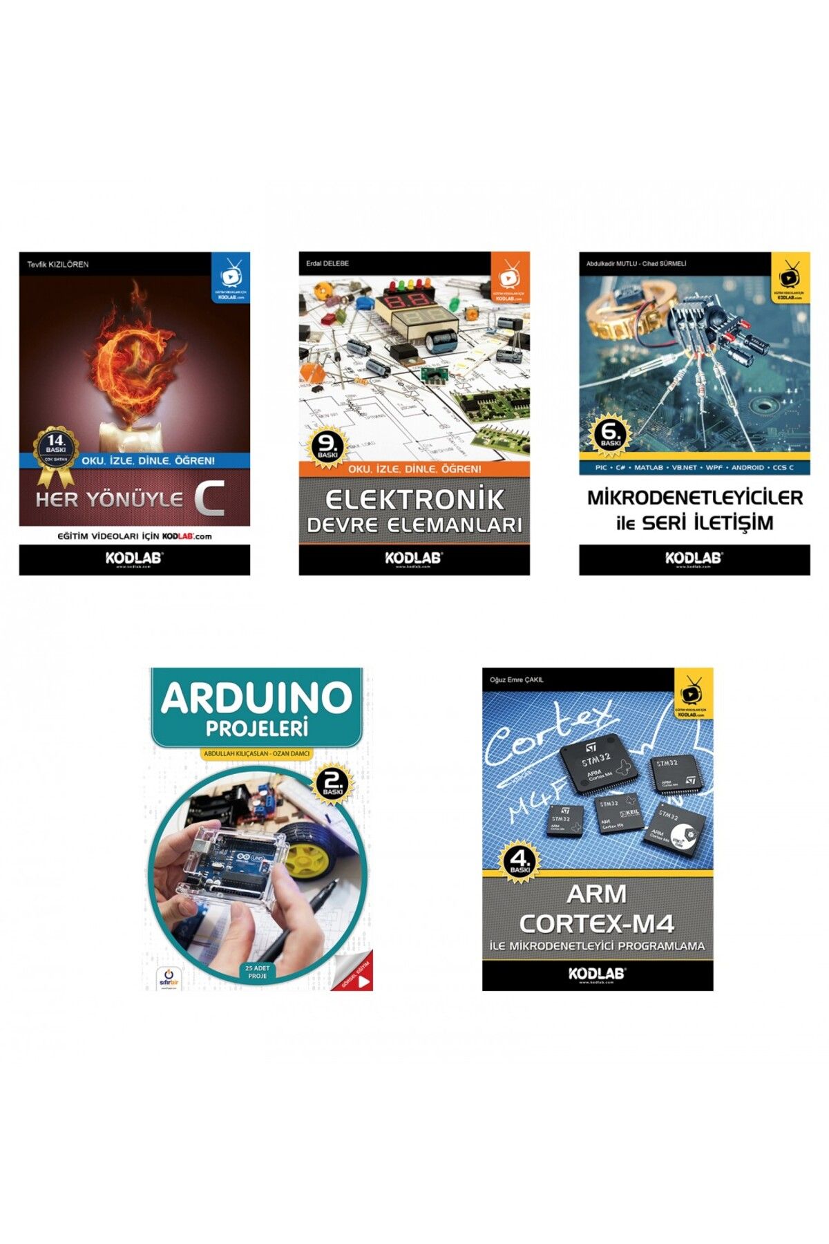 Kodlab Yayın Dağıtım hemenbugun AKILLI SİSTEMLER VE ELEKTRONİK MÜHENDİSLİĞİ SETİ
