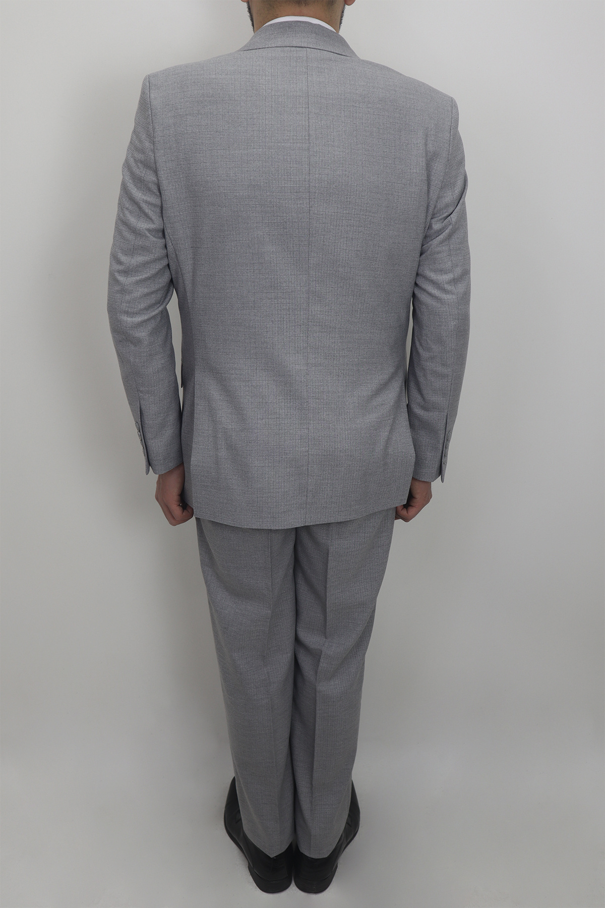 DUAYEN-Fistan Store Men's Stone-Washed Classic Cut Regular Fit Double Button 4 Drop Suit 6