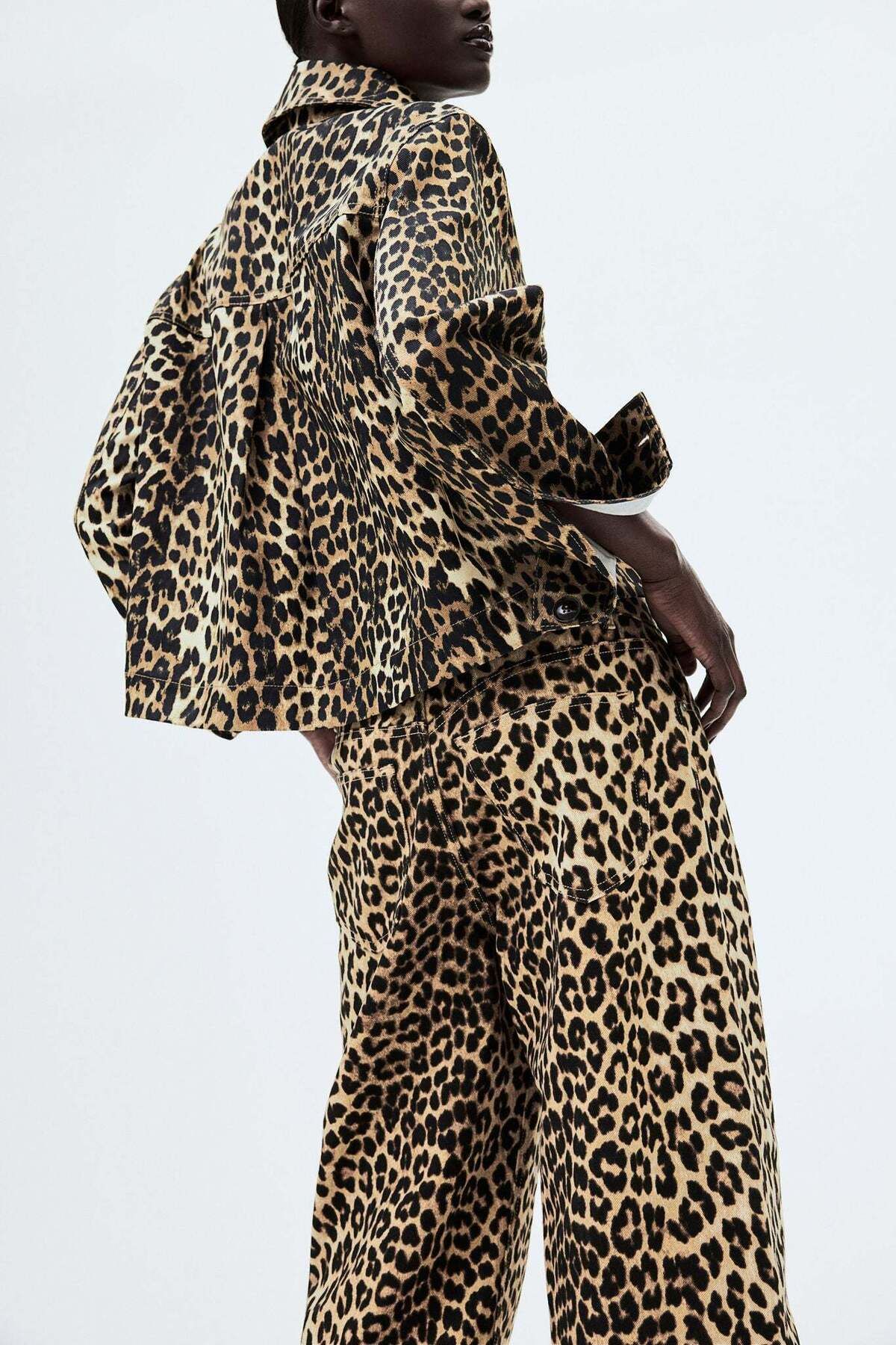 H&M-Patterned twill jacket 4