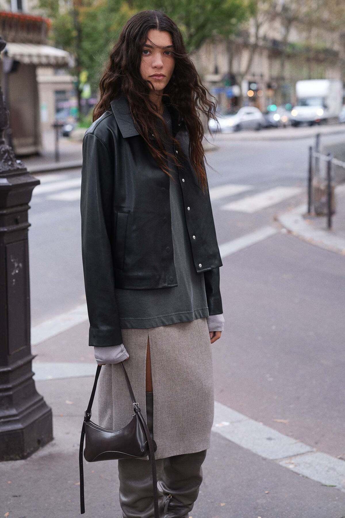 H&M-Raw-edge coated jacket 4