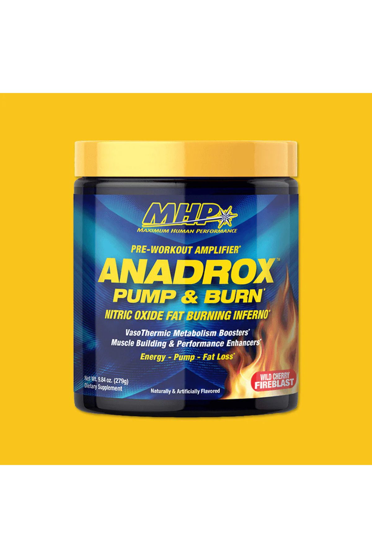 Mhp Anadrox Pump Preworkout &fat Burner(arginine Nadh Citrulline Malate Green Tea Guarana )