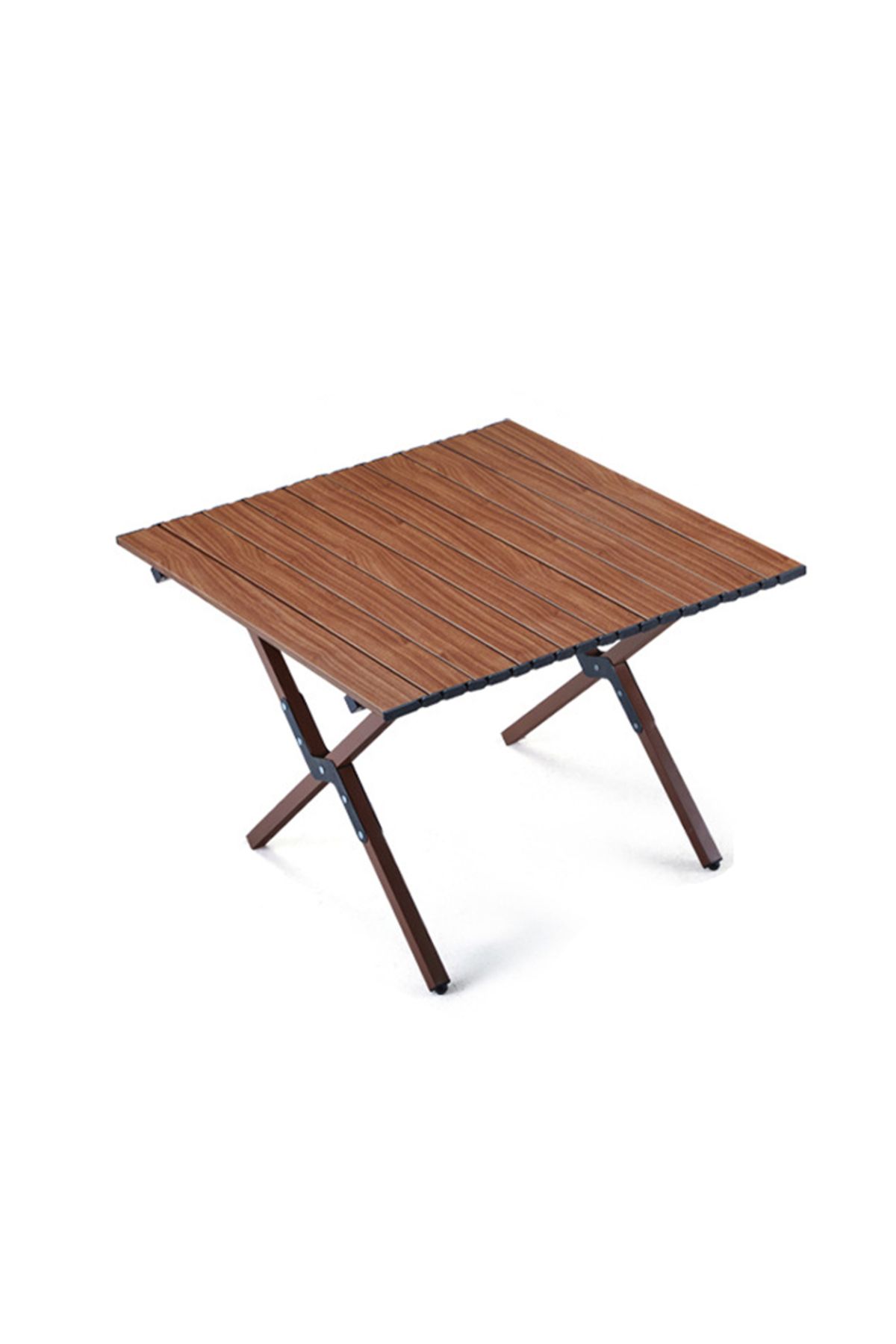 ETG-Simple and Portable Carbon Steel Egg Roll Table Folding Table for 1-2 People, Suitable for Camping 1